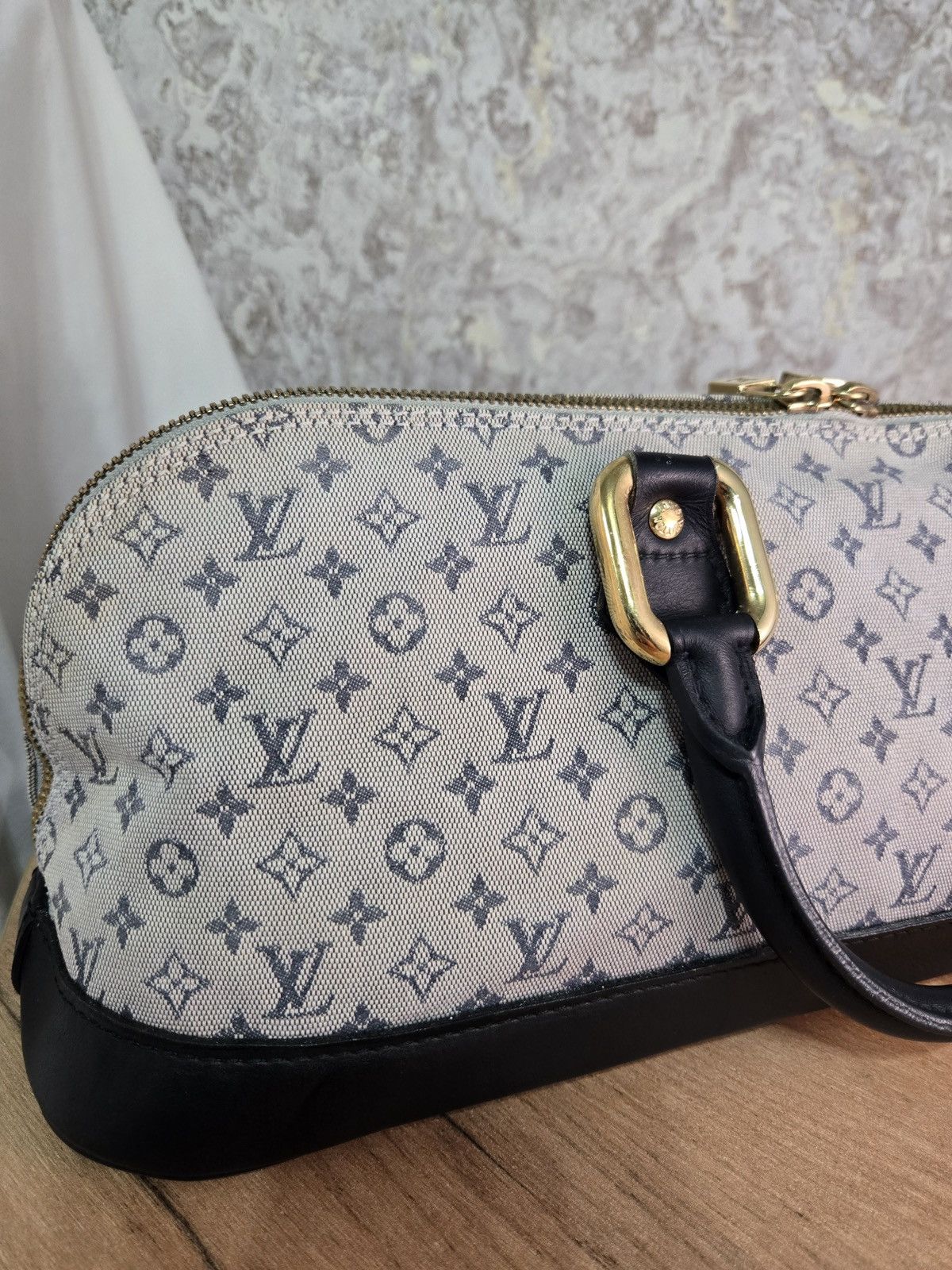Louis Vuitton Louis Vuitton 2001 monogram mini Lin horizontal Alma Size ONE SIZE - 10 Thumbnail