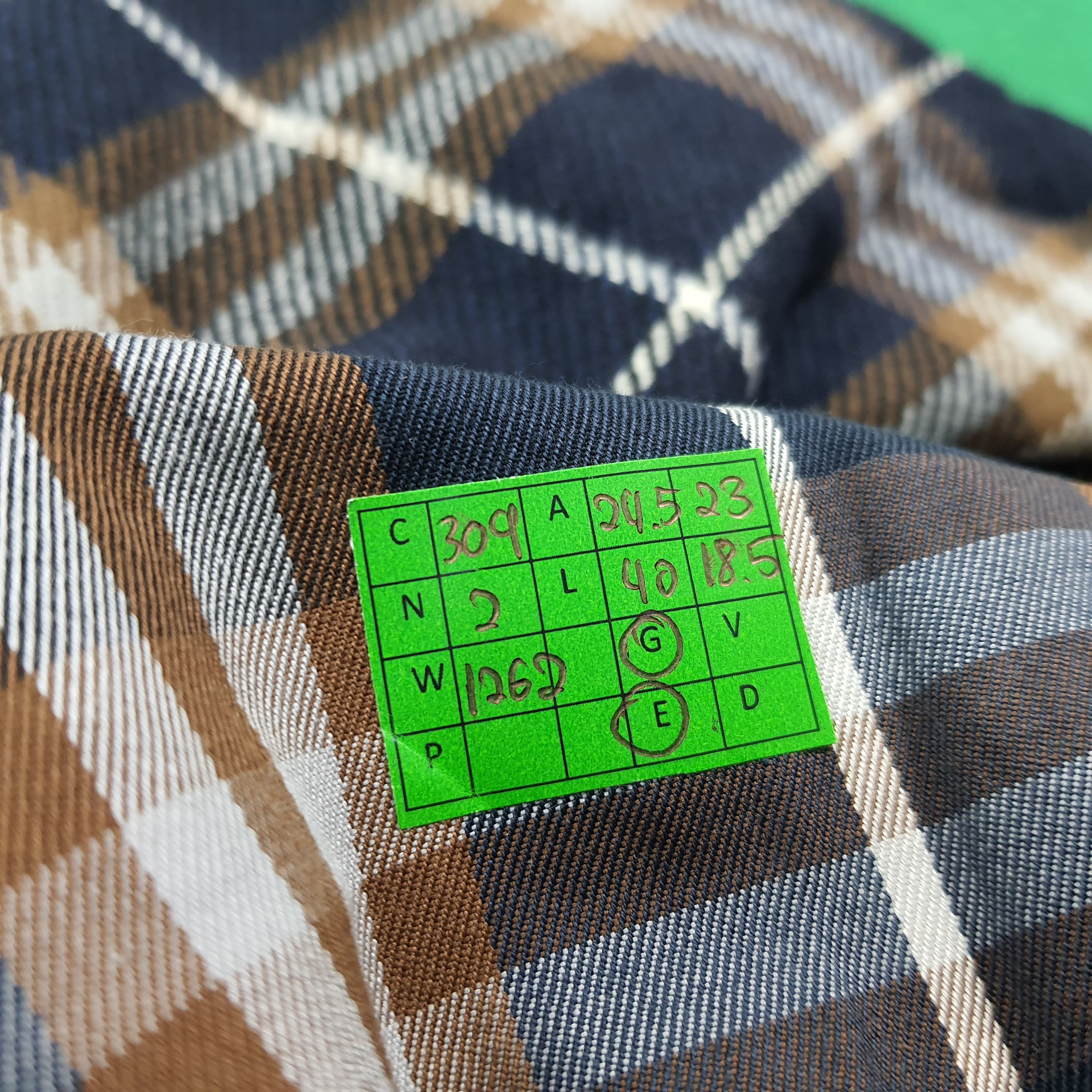 Burberry Vintage Burberrys Trench Coat Balmacaan Nova Check C309N2 Size L / US 10 / IT 46 - 10 Thumbnail