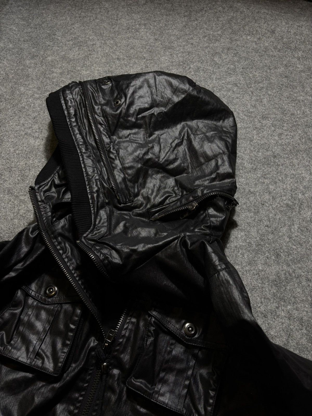 Le Grande Bleu (L.G.B.) 00s Vice Fairy Coated Rider Jacket hooded coating archive Size US L / EU 52-54 / 3 - 7 Thumbnail