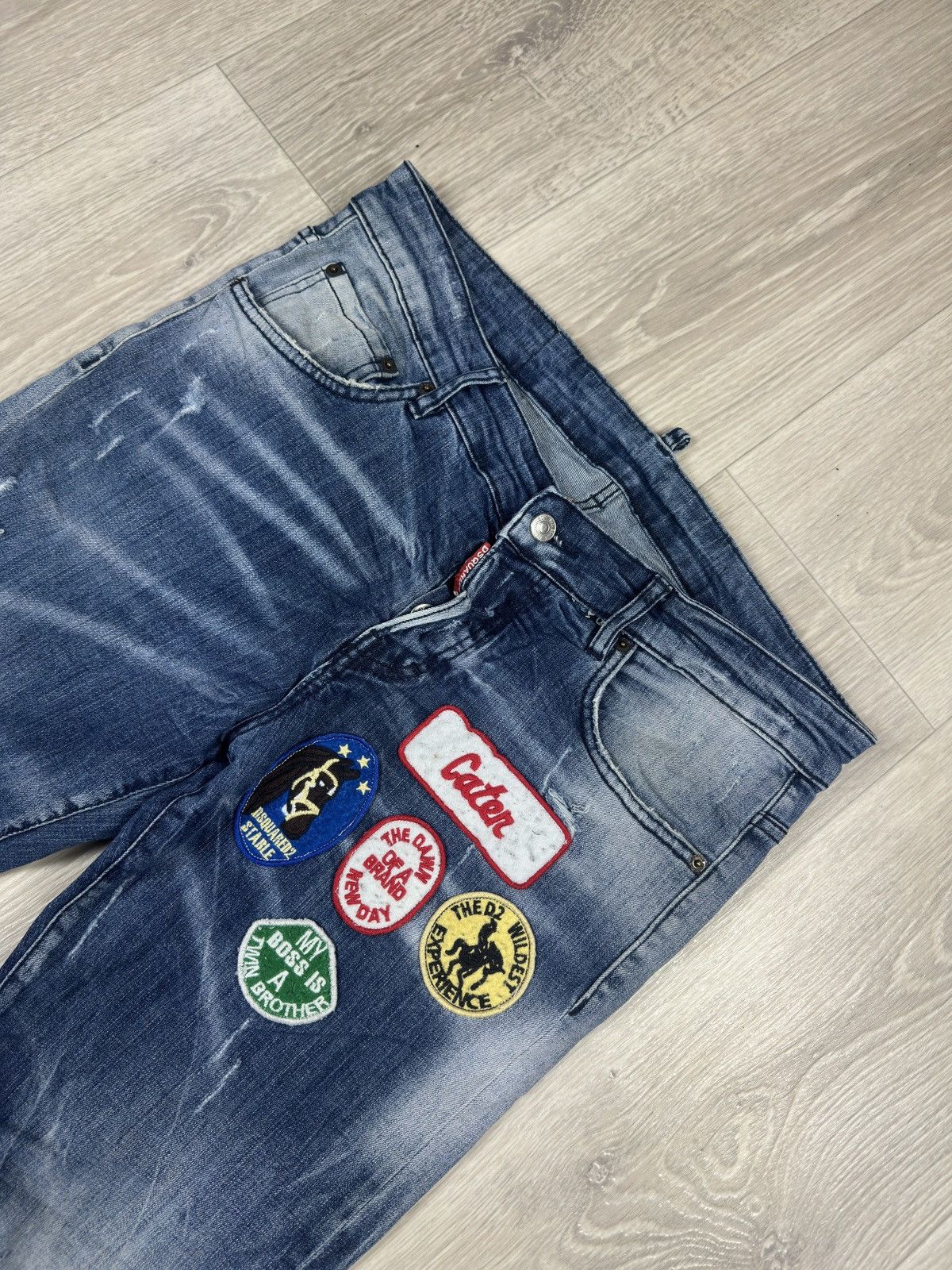 Dsquared2 Dsquared2 Vintage Mens Denim Jeans Size US 34 / EU 50 - 2 Thumbnail