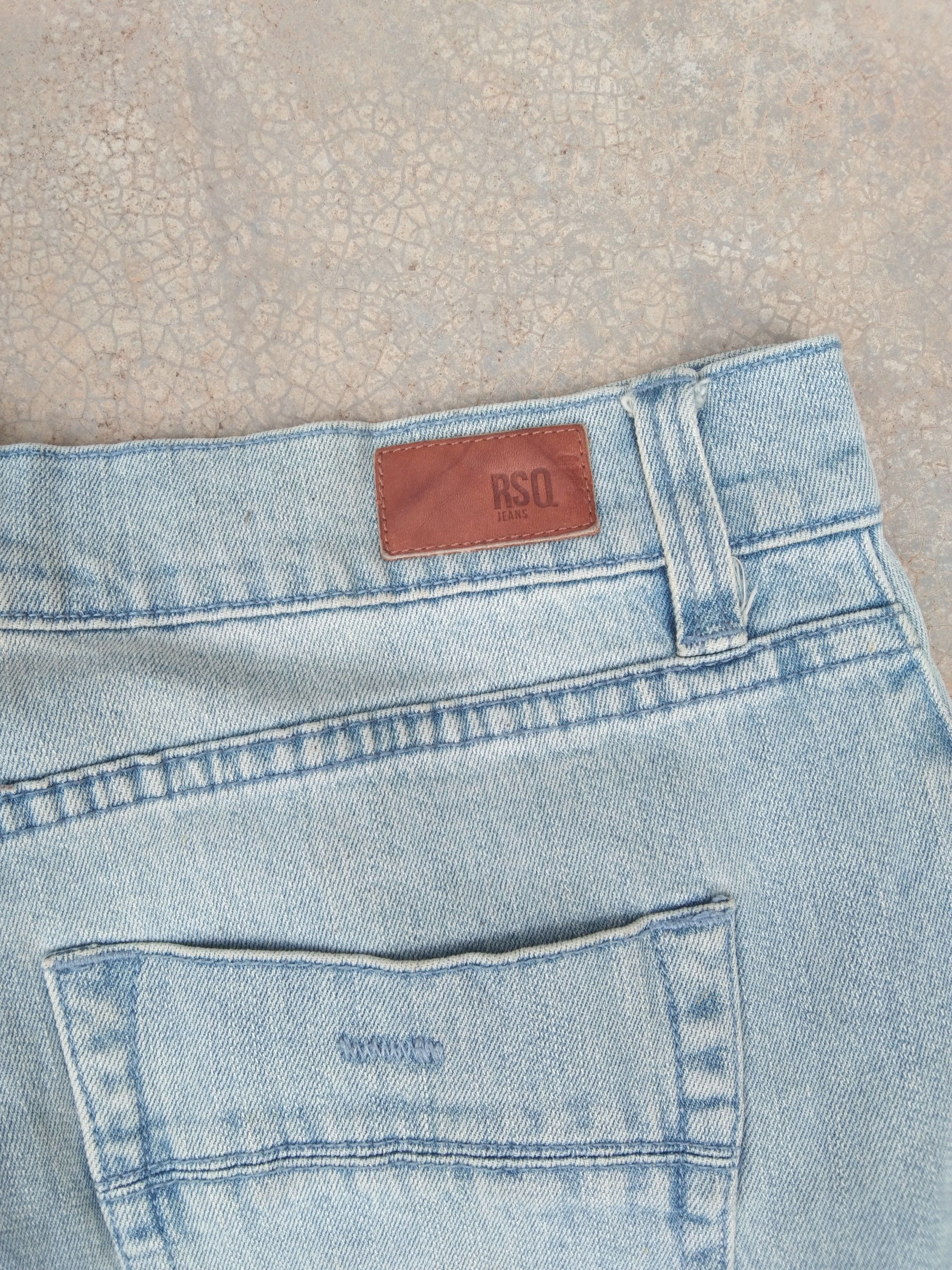 Rsq RSQ Jeans Skinny Tapered Balmain Style 33x32 Size US 33 - 4 Thumbnail