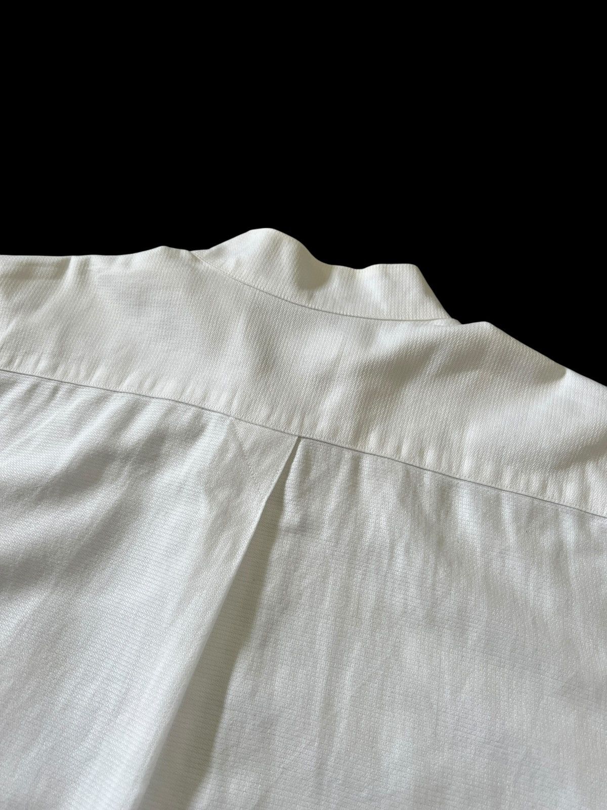 Issey Miyake 1980s Issey Miyake Mandarin Collar Textured Button Up Shirt Size US XL / EU 56 / 4 - 9 Thumbnail