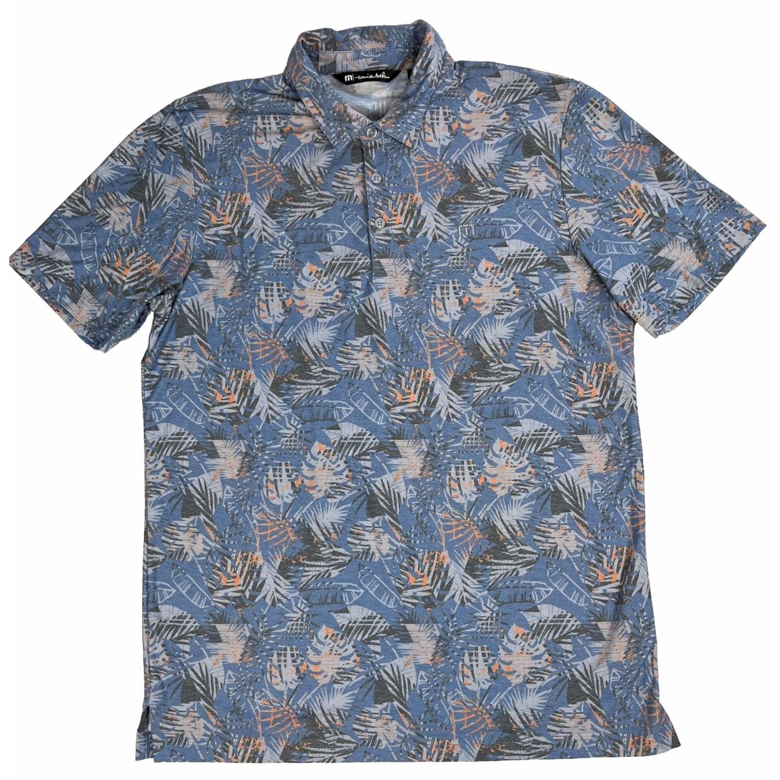 TravisMathew Travis Mathew Polo Shirt Men’s Floral All Over Print Sz L Shirt Size US L / EU 52-54 / 3 - 2 Thumbnail
