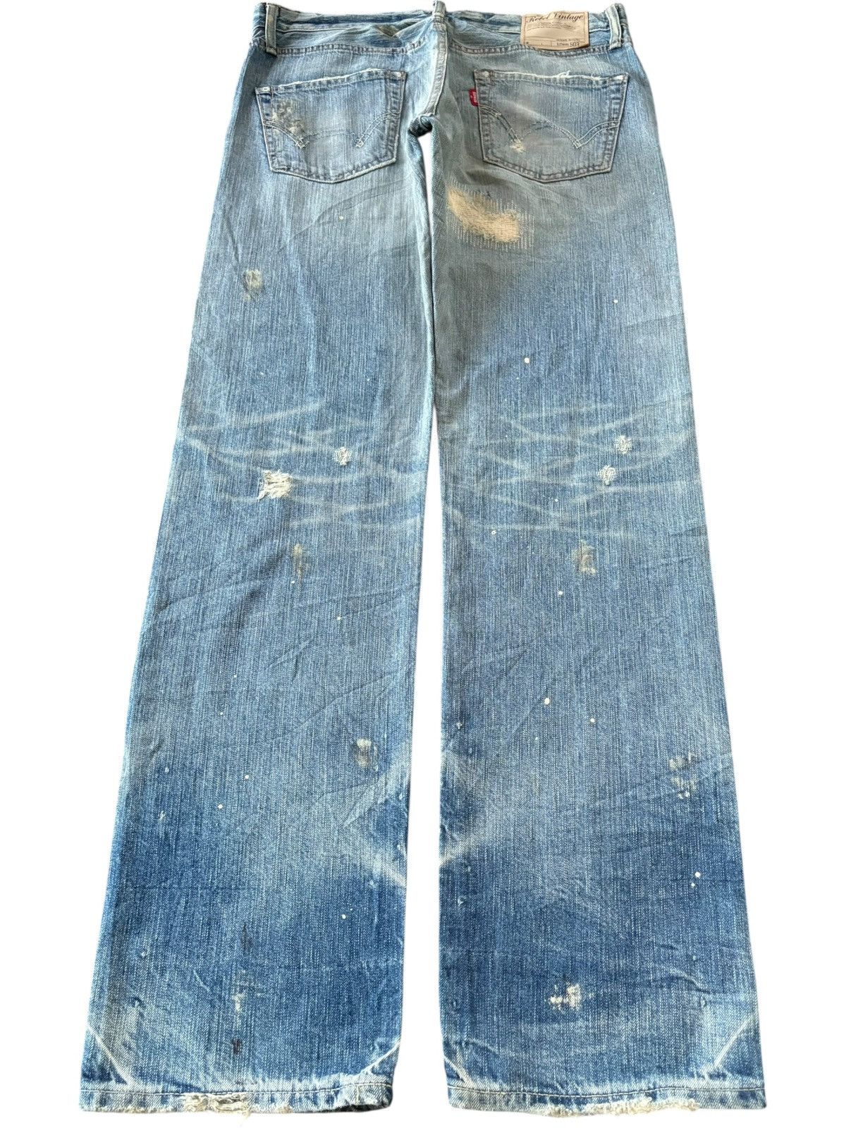 Edwin Edwin 503 Rebel Vintage Rusty Wash Distress Baggy Jeans Size US 34 / EU 50 - 2 Thumbnail