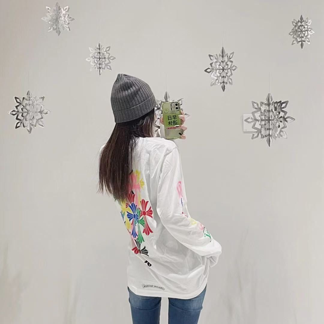 【無料郵送/関税込/正規品】 Chrome Hearts Triple Cross Beanie Chrome Hearts Chrome Hearts Gray Cashmere Leather Cross