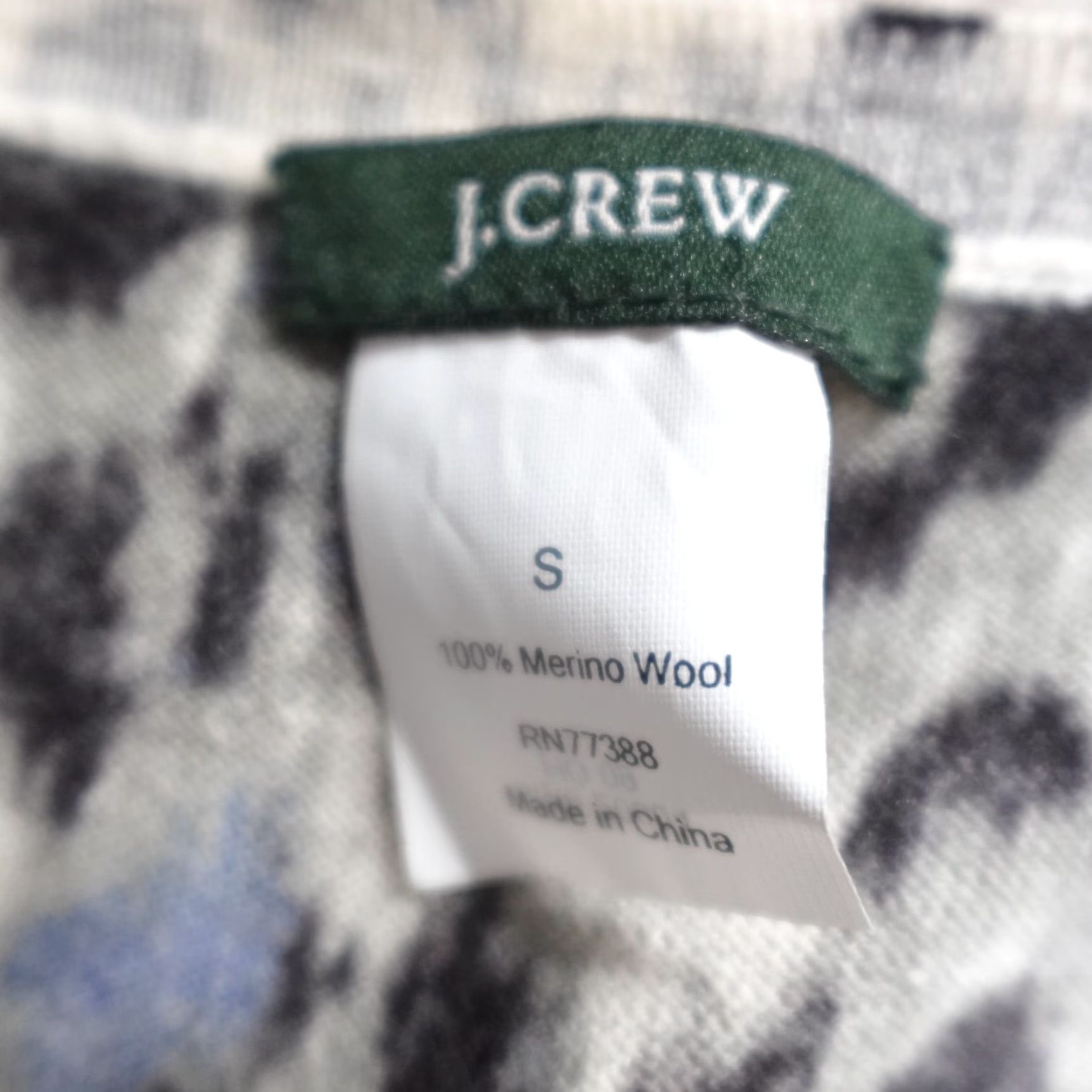 J.Crew J.Crew Womens Sweater Cardigan S Gray Wool Merino Knit 20304 Size S / US 4 / IT 40 - 2 Thumbnail