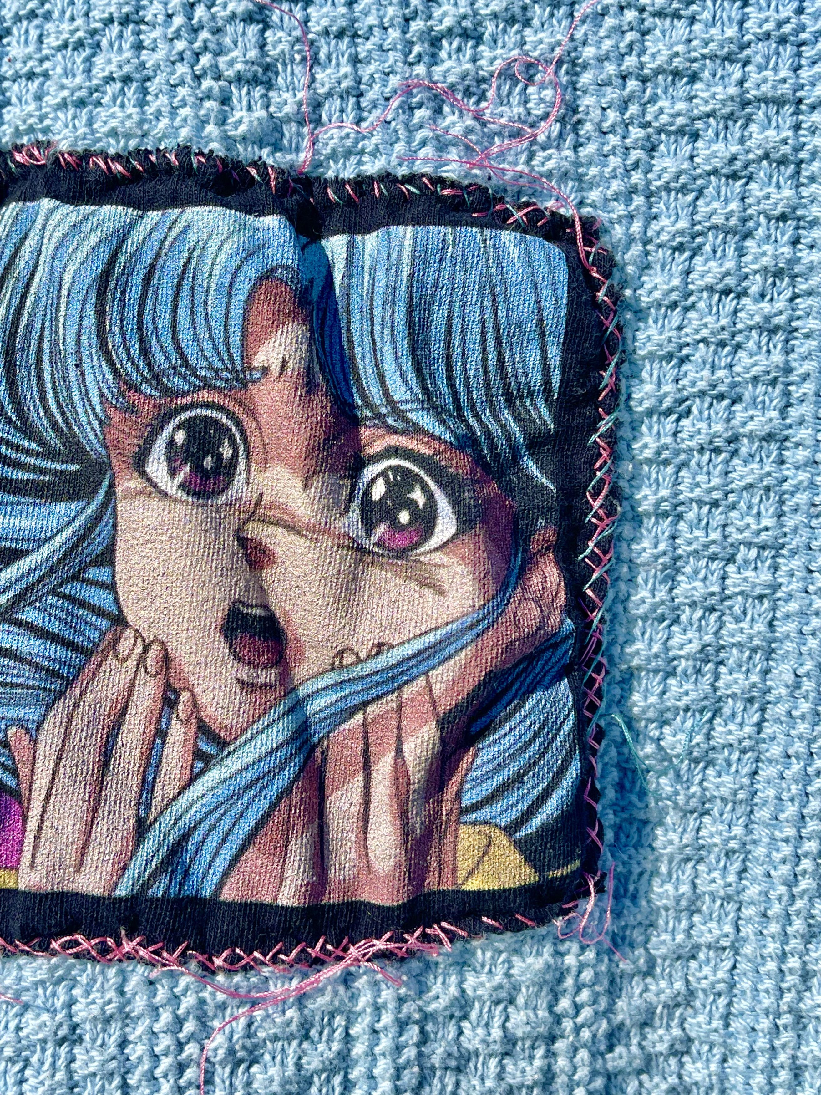 Anime × Japanese Brand Vintage Anime Sweater | Cut & Sew Custom Size US L / EU 52-54 / 3 - 9 Thumbnail