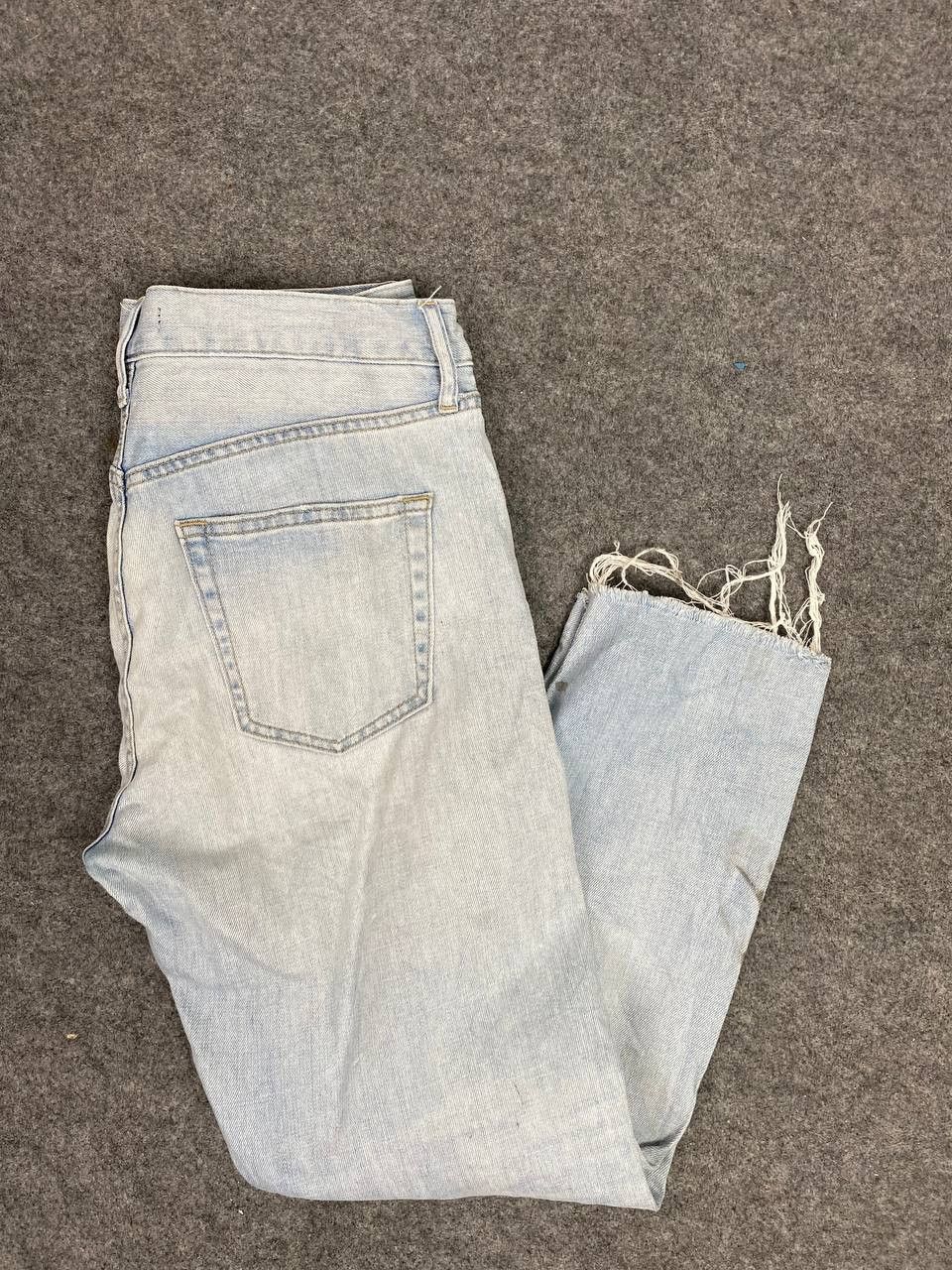 Japanese Brand Uniqlo kaihara slim distressed ankle cut denim Size US 32 / EU 48 - 2 Thumbnail