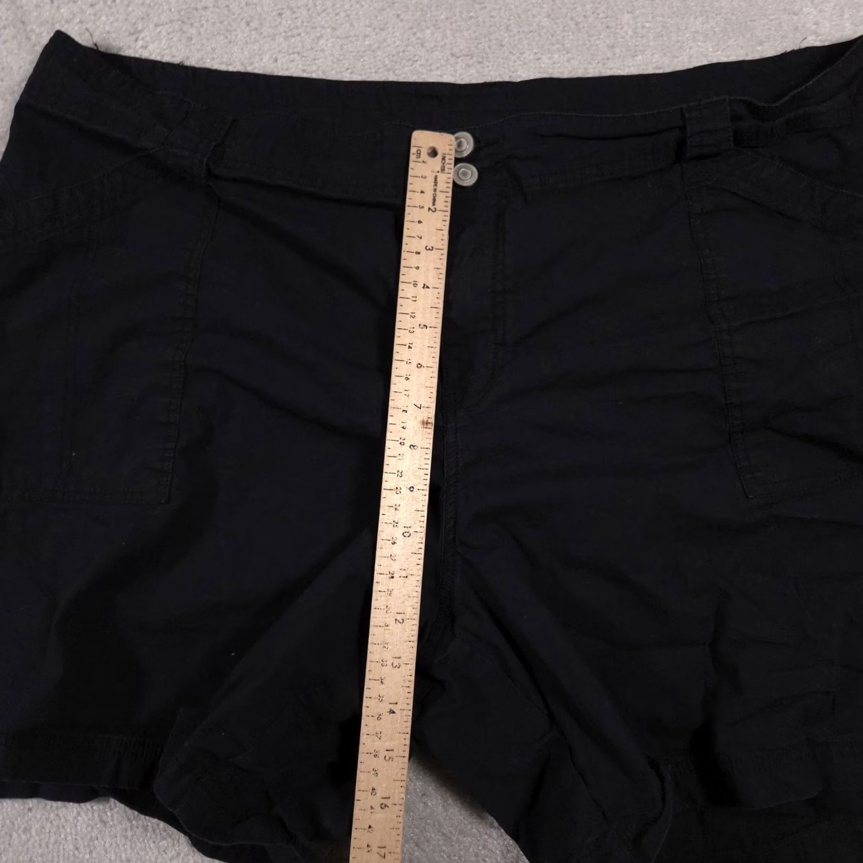 Vintage Lane Bryant Shorts Womens 26 Blue Stretch Cotton Casual Plus Size Pockets Summer Size 26" / US 2 / IT 38 - 6 Thumbnail