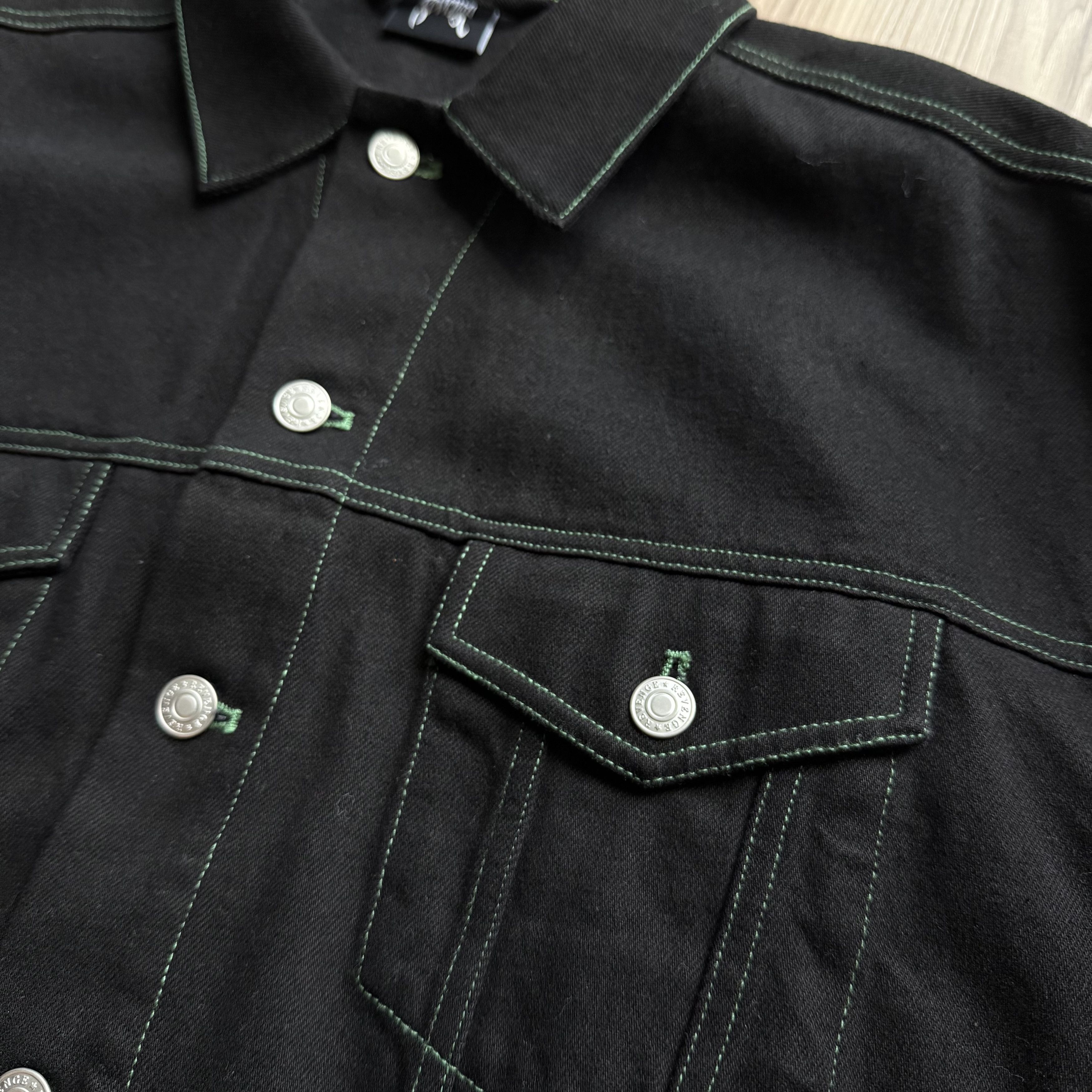 Revenge Cropped Revenge Denim Trucker Jacket Size US M / EU 48-50 / 2 - 3 Thumbnail