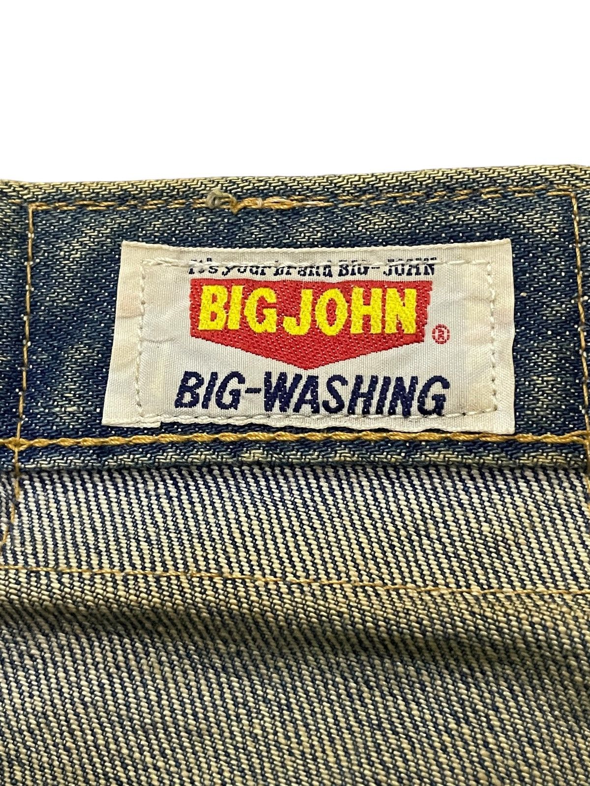 Big John × If Six Was Nine × Le Grande Bleu (L.G.B.) Vintage Big John Bell Bottom Rusty Muddy Wash Flare Jeans Size US 30 / EU 46 - 16 Thumbnail