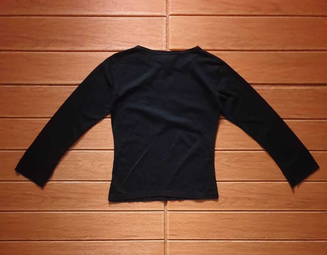 Adidas Adidas black colour embroidered logo shirt Size S / US 4 / IT 40 - 9 Thumbnail