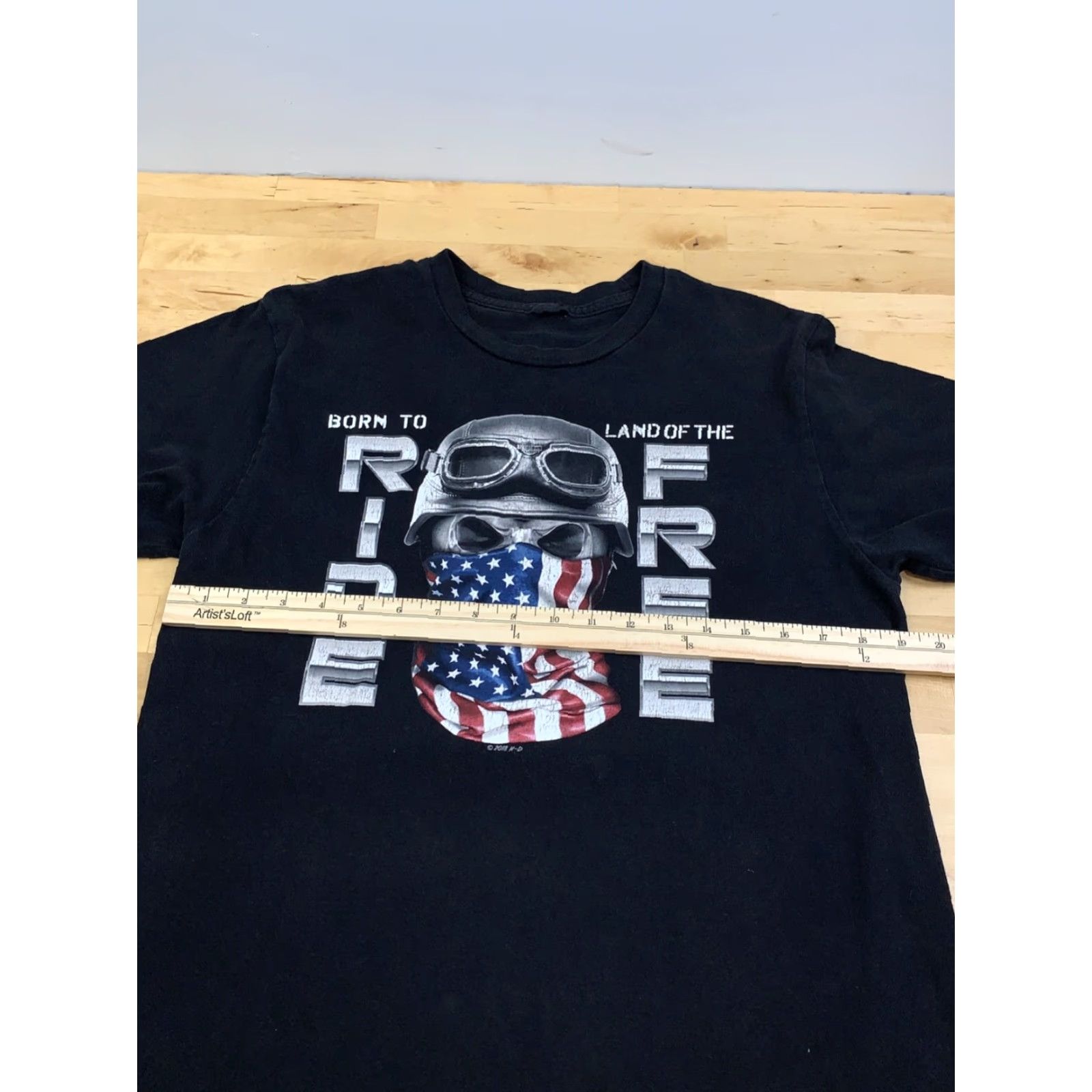 Harley Davidson Harley Davidson Born to Ride Land of the Free T Shirt S Black Motorcycle 11050 Size US S / EU 44-46 / 1 - 5 Thumbnail