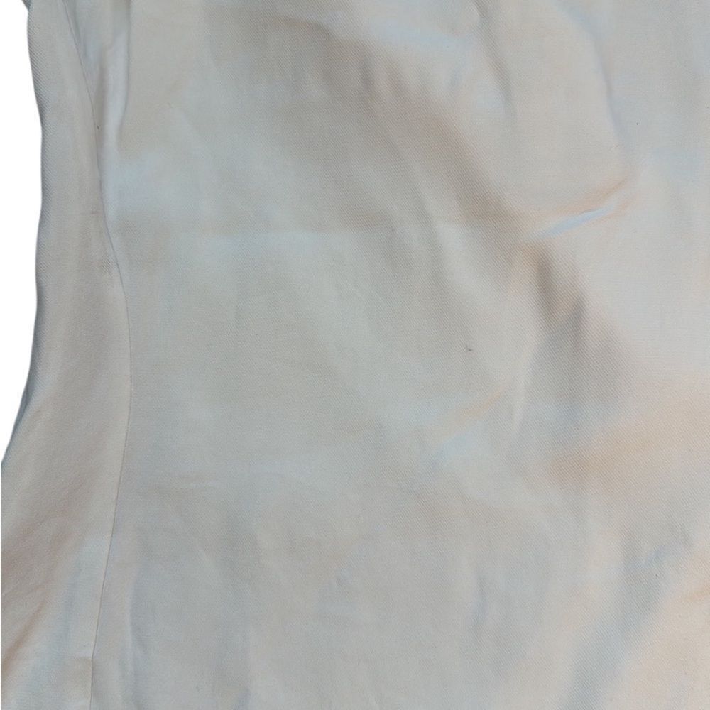 Sportmax Sportsmax Sleeveless Deconstructed Drape Blouse Cream Small Size S / US 4 / IT 40 - 8 Thumbnail