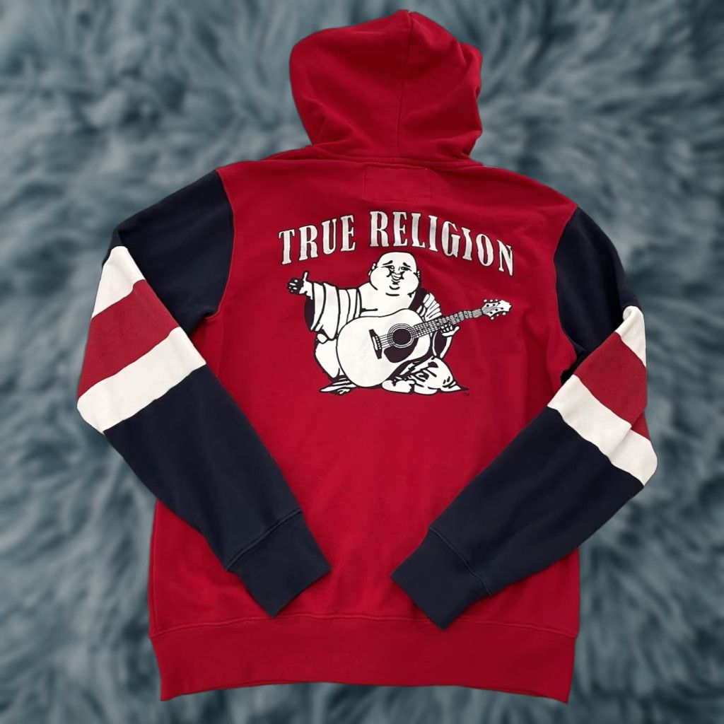 True Religion VINTAGE True Religion Hoodie Adult XL Red Full Zip Buddha Streetwear Y2K Mens Size US XL / EU 56 / 4 - 1 Thumbnail