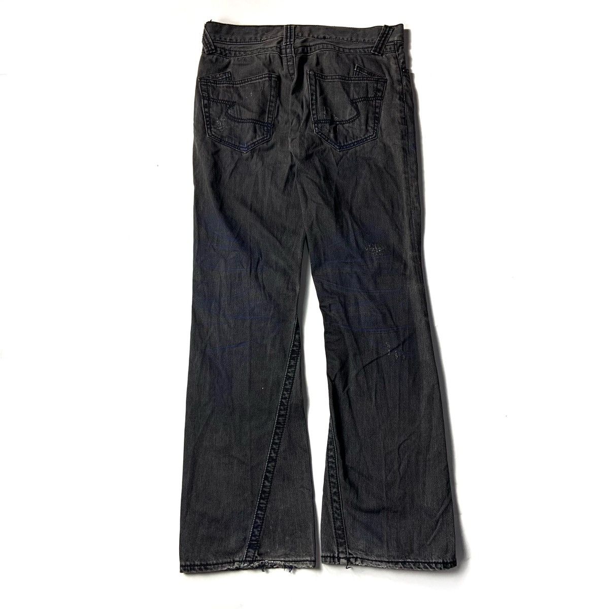 Japanese Brand Semantic Design Flare Denim Jeans Pants Size US 34 / EU 50 - 2 Thumbnail