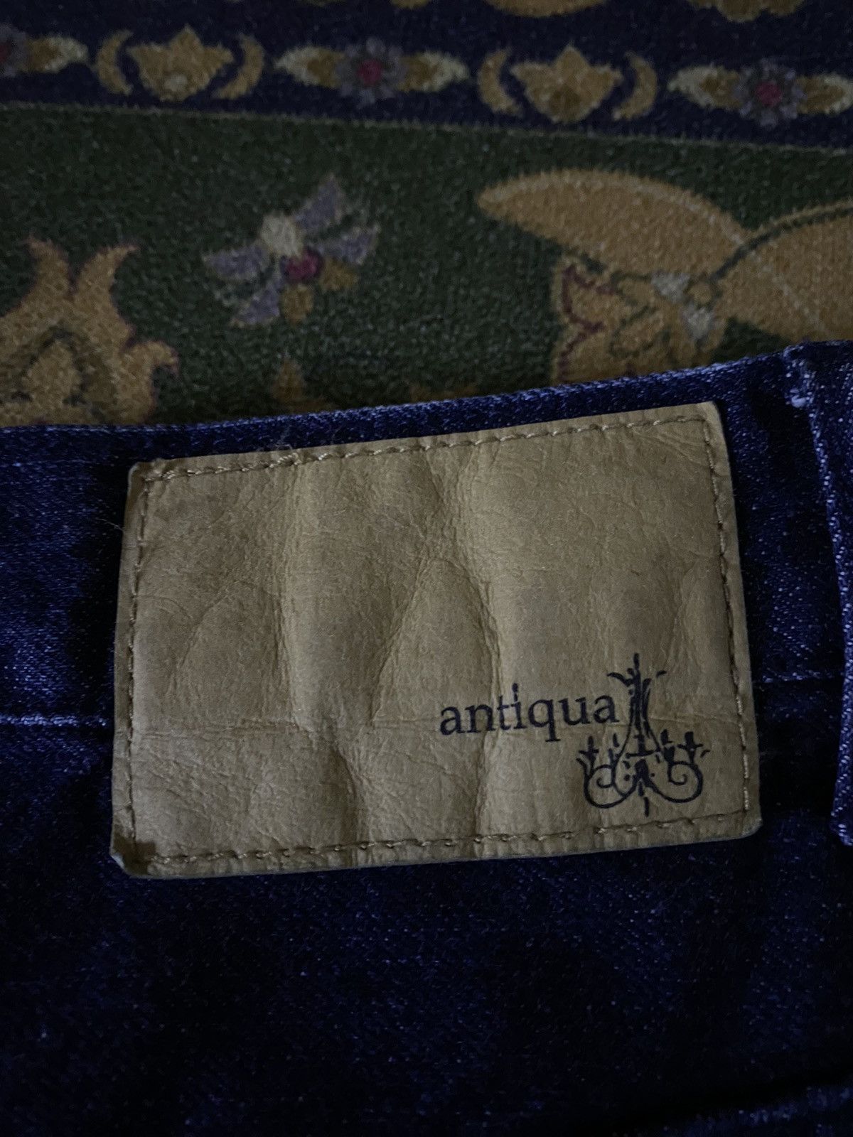 Ecko Unltd. Vintage Japanese Brand Antiqua Super Baggy Jnco Style Denim Size US 32 / EU 48 - 8 Thumbnail