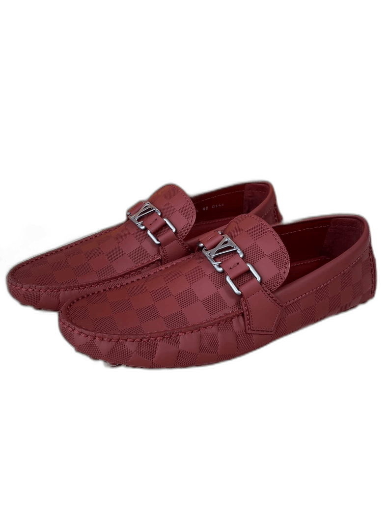 Louis Vuitton Louis Vuitton Red Checkered Loafers Size 6.5-yf Size US 6.5 / EU 39-40 - 1 Thumbnail
