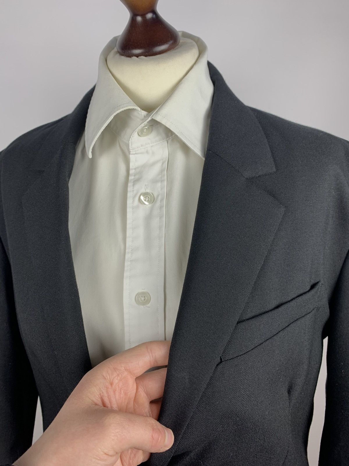 Arket Arket Marzotto Wool Single Breasted Blazer Jacket Size 34 Size 34R - 14 Thumbnail