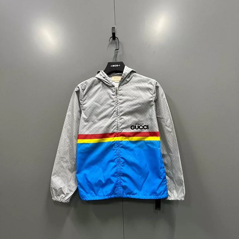 Gucci Gucci Color-Blocked Hooded Jacket - dmc Size US M / EU 48-50 / 2 - 1 Thumbnail