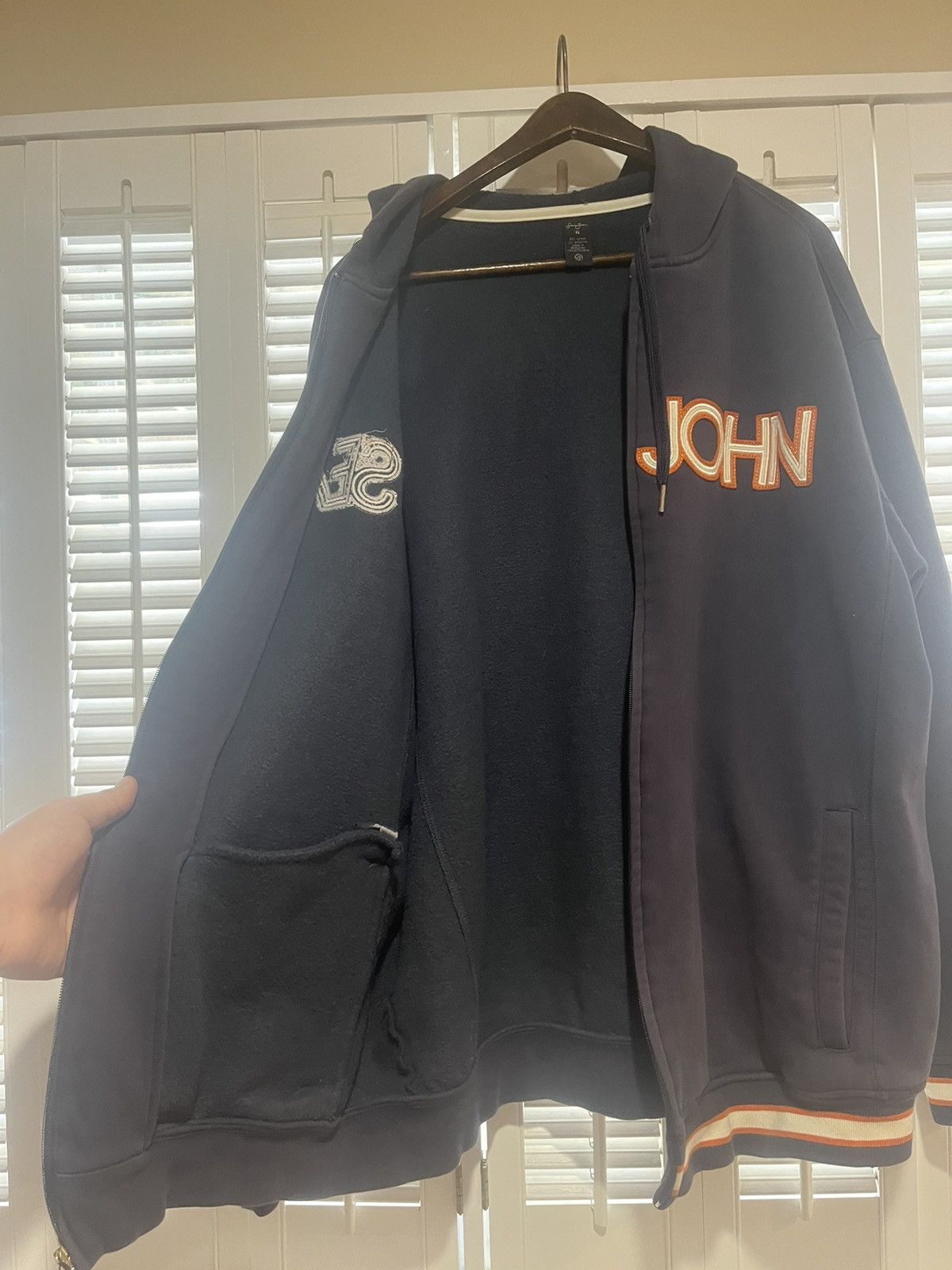 Sean John Vintage Y2K Sean John Baggy Zip Up Hoodie Size US XL / EU 56 / 4 - 5 Thumbnail