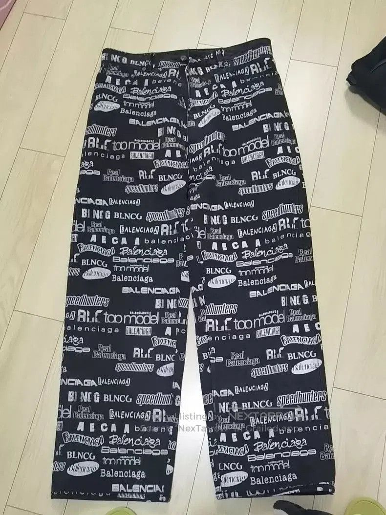 Balenciaga Balenciaga All-over Print Men's Pants. Size US 32 / EU 48 - 1 Thumbnail