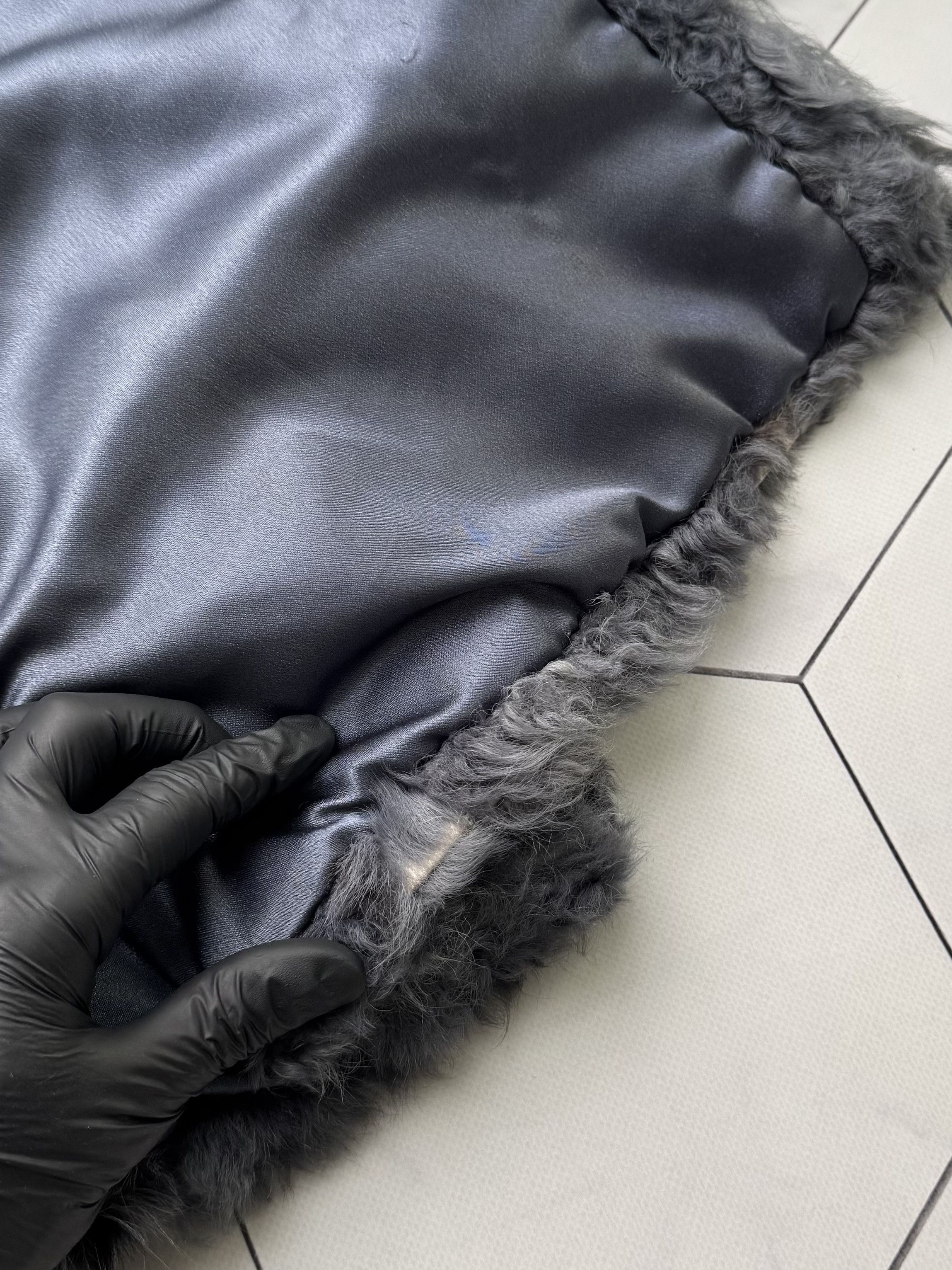 Vintage Vintage Blue Gray Real Fur Luxury Winter Statement Coat Size M / US 6-8 / IT 42-44 - 16 Thumbnail