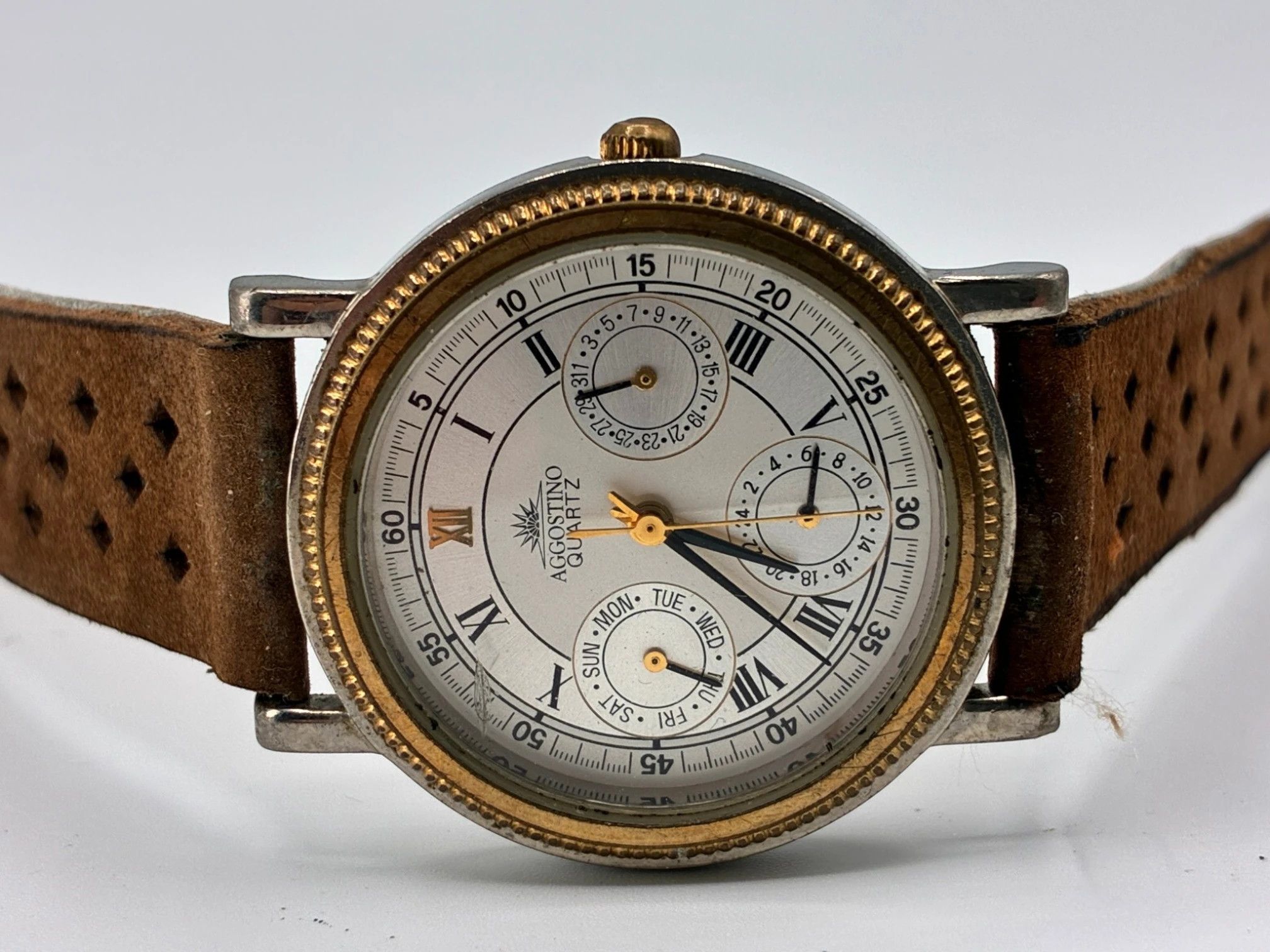 Other Aggostino Multifunction Triple Subdial Quartz Dress Watch Size ONE SIZE - 1 Thumbnail