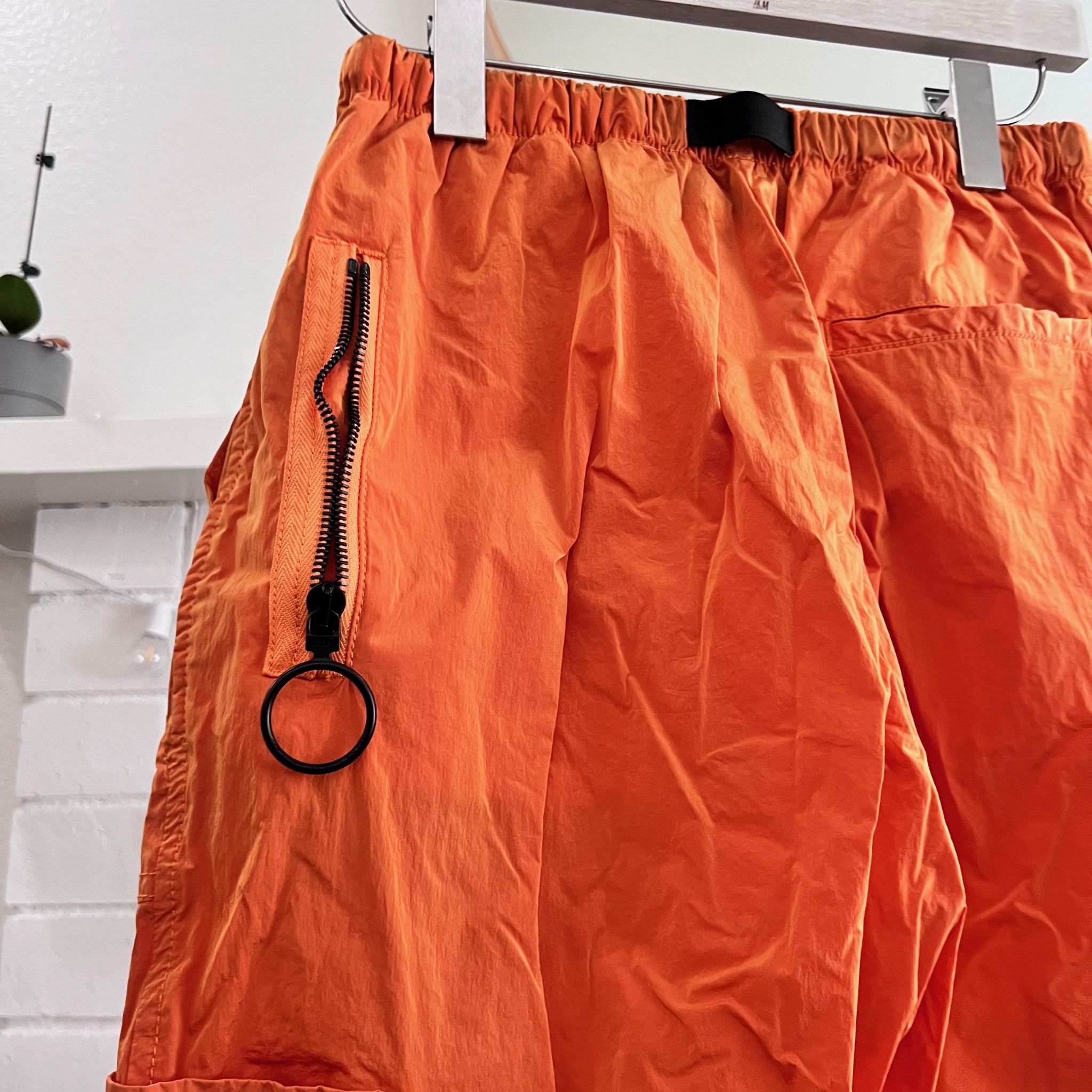 Off-White Off-White OFFF Logo Parachute Cargo Pants Orange - 31 Size US 31 - 6 Thumbnail
