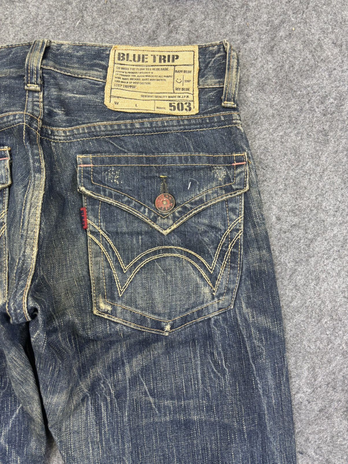 Edwin 💥Flare💥Vintage Edwin 503 Sick Fades Flare Denim F926 Size US 32 / EU 48 - 10 Thumbnail