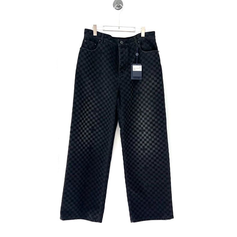 Louis Vuitton Louis Vuitton SS25 Damier Flocked Jeans Size US 36 / EU 52 - 1 Thumbnail