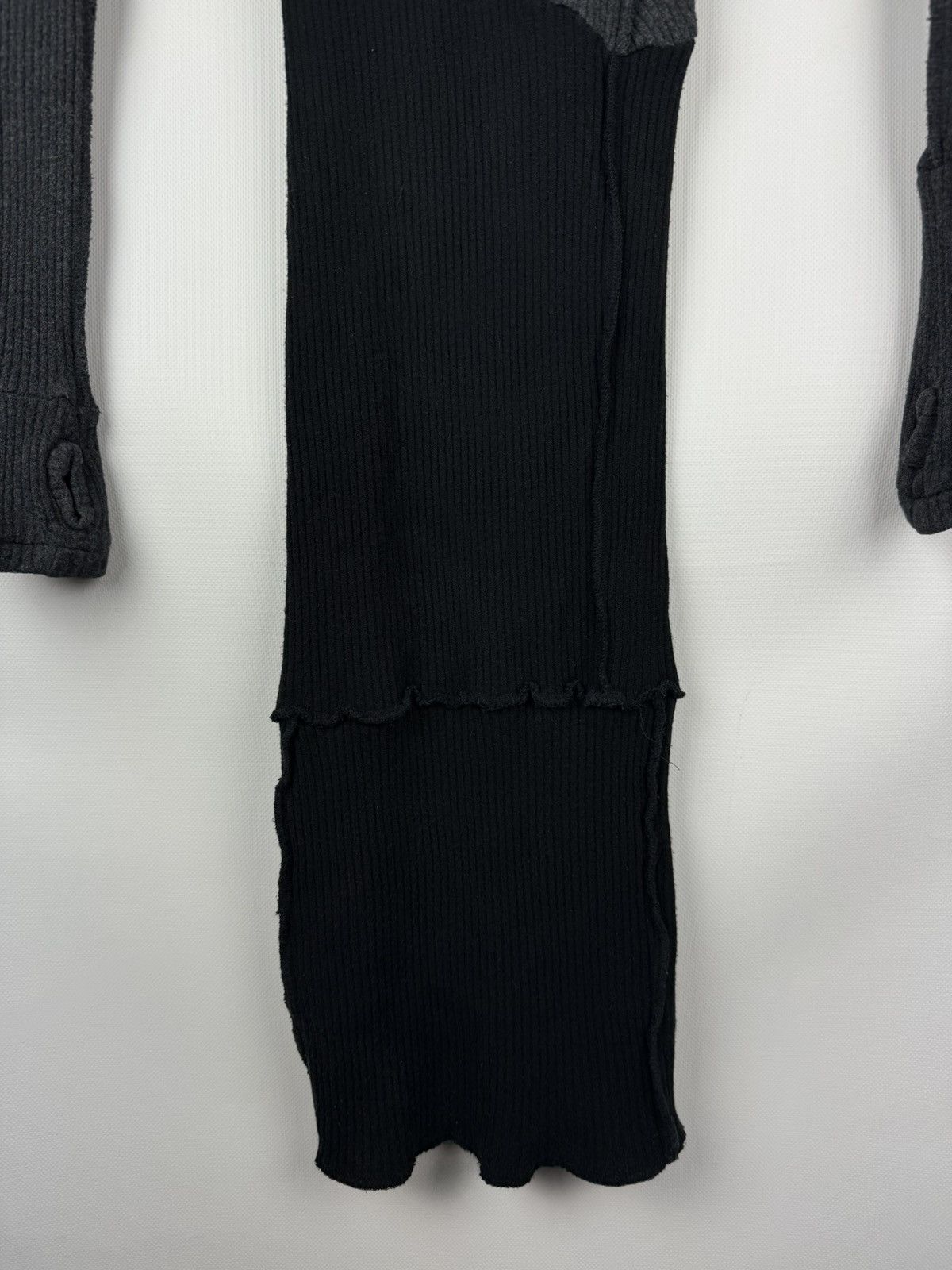 Demobaza Demobaza Avant-garde Ribbed Bodycon LS Sweater Dress Size S / US 4 / IT 40 - 9 Thumbnail