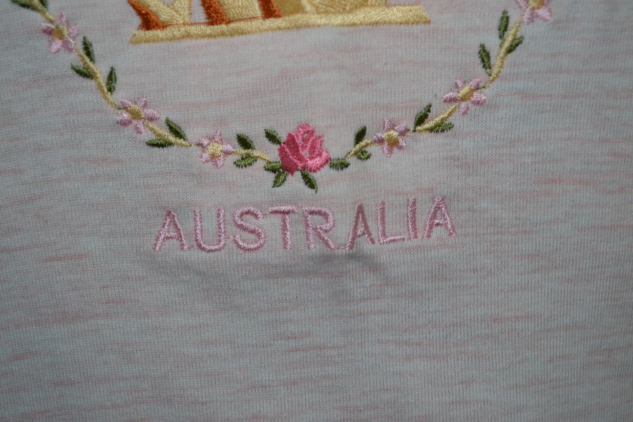 Other × Vintage Vintage Sydney Australia Embroidered Flowers NEW t-shirt tee Size US M / EU 48-50 / 2 - 7 Thumbnail