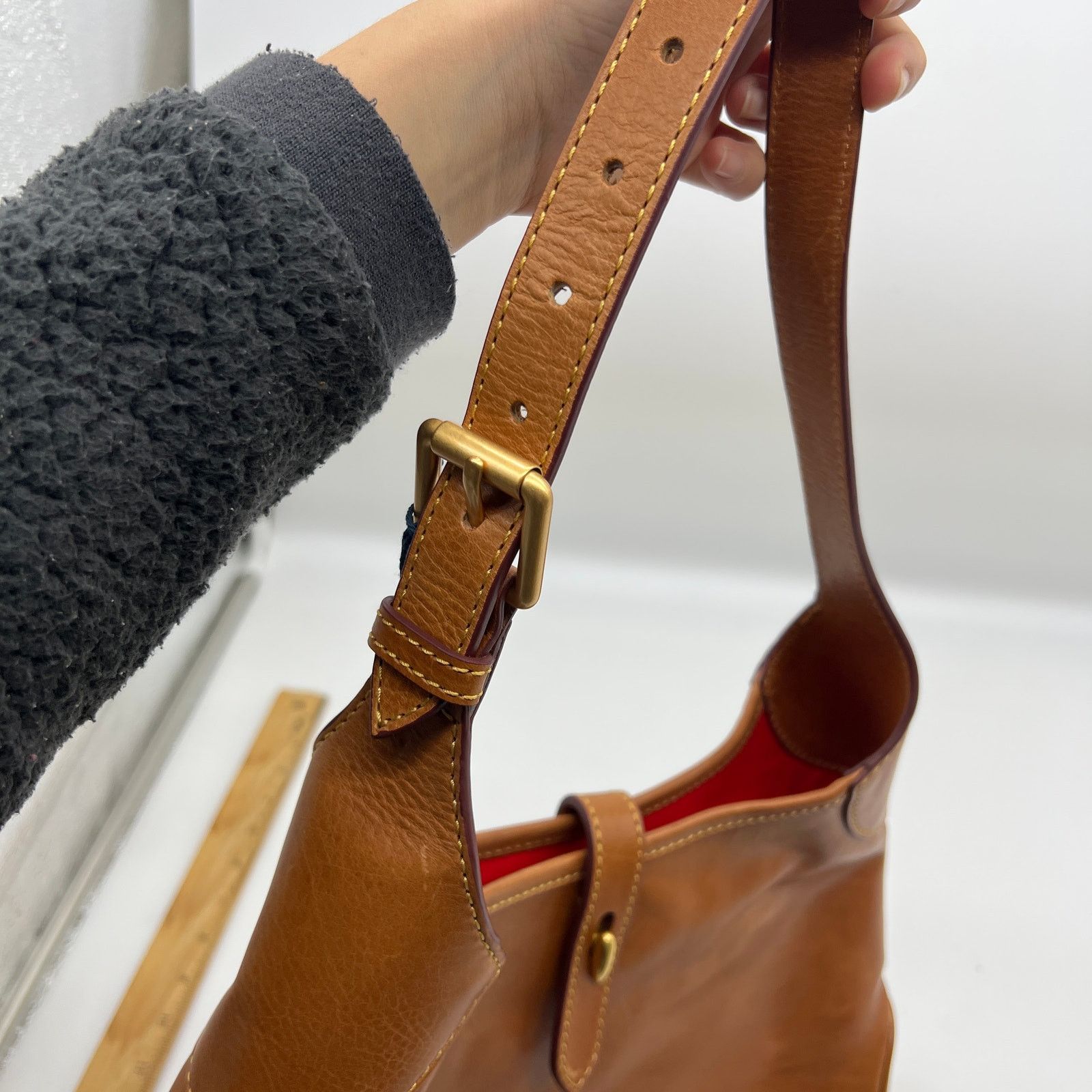 Dooney & Bourke Dooney & Bourke Handbags Florentine Leather Crescent Size ONE SIZE - 10 Thumbnail
