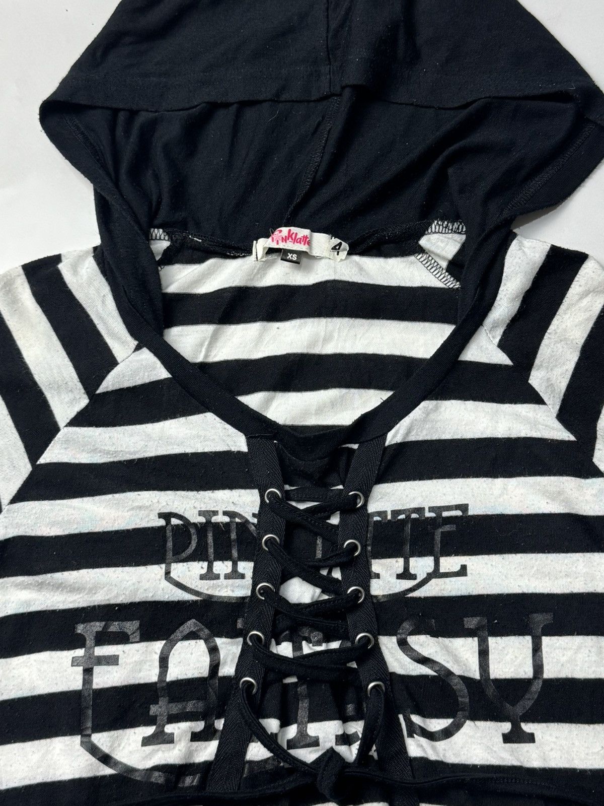 Le Grande Bleu (L.G.B.) Flared Pinklatte Striped Stars Hoodie Tees Japanese Lgb Goa Size US XS / EU 42 / 0 - 6 Thumbnail