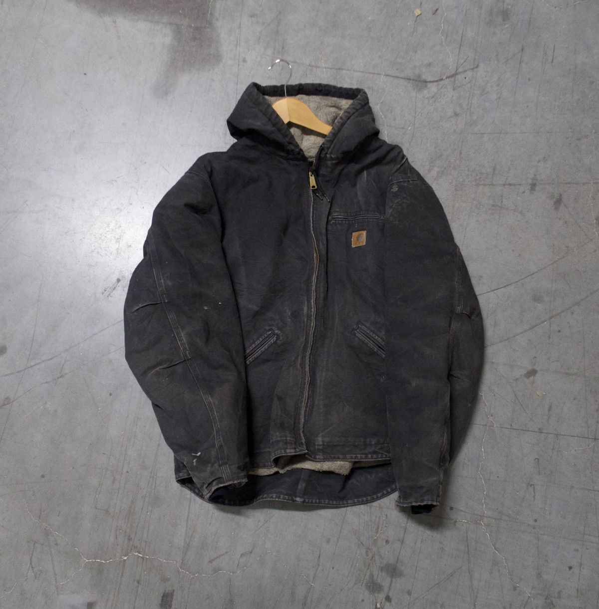 image of Vintage Carhartt Jacket in Black, Men's (Size XL)