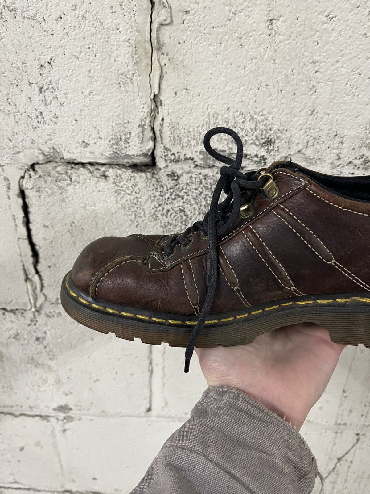 Dr. Martens Dr.marten vintage leather boots rare 90s streetwear preppy Size US 10 / EU 43 - 13 Thumbnail