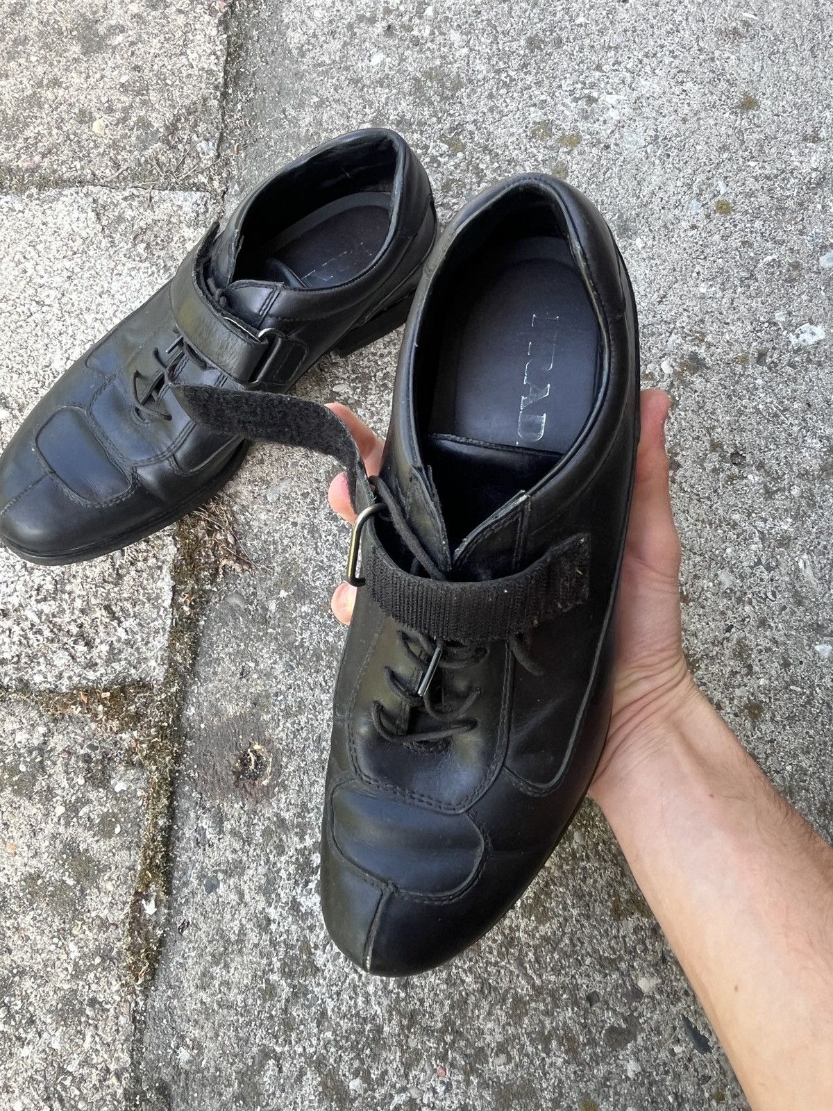 Prada Prada derby shoes 90s avant garde strap on miuccia prada Size US 11 / IT 41 - 4 Thumbnail