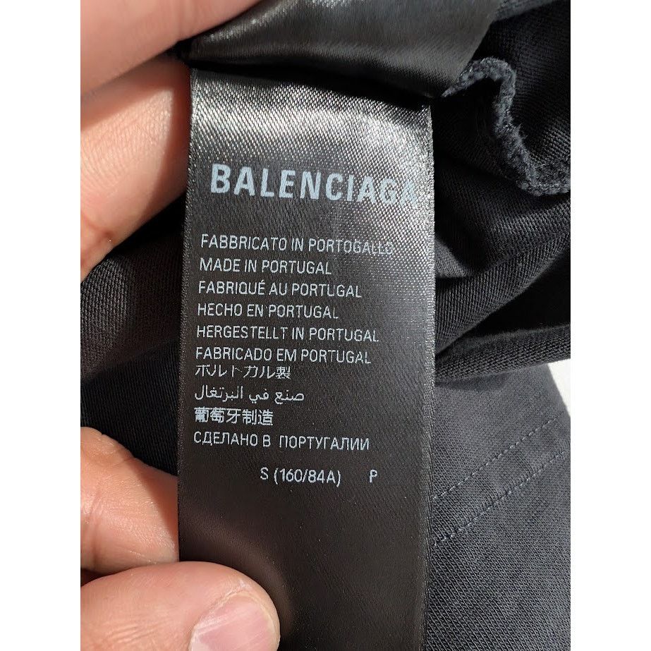 Balenciaga × Under Armour o1rshd1 Q:2 / Print Vint Medium Fit T-Shirt in Black Size US S / EU 44-46 / 1 - 15 Thumbnail
