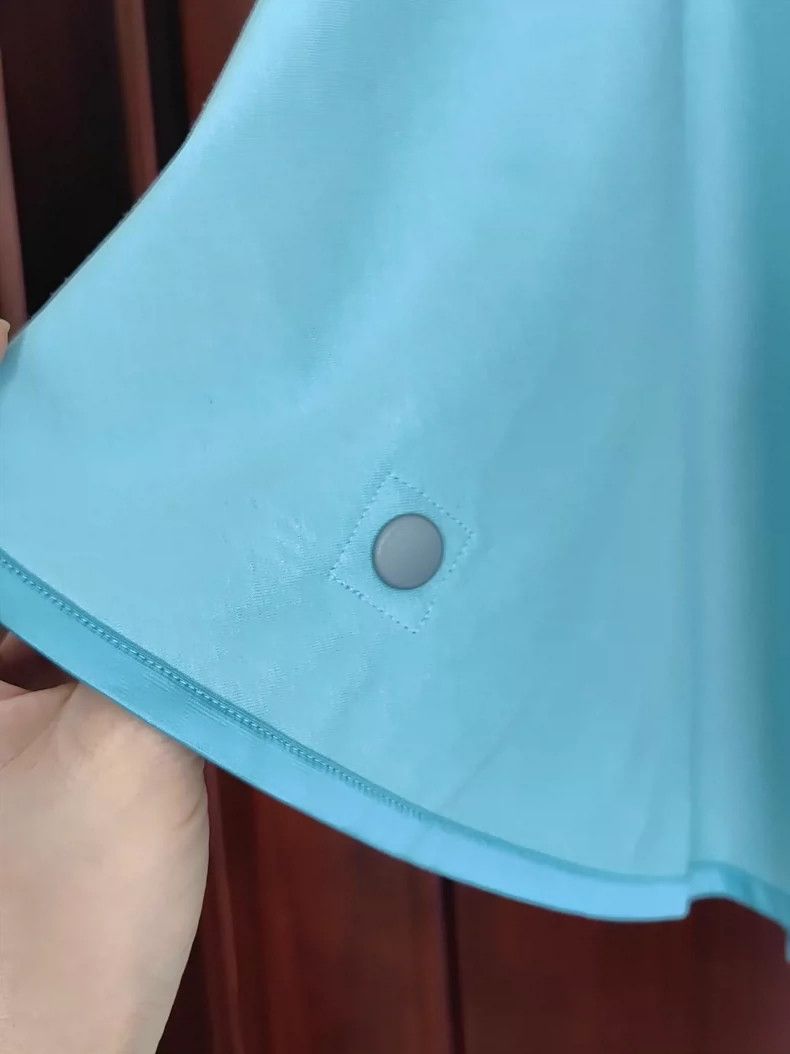Issey Miyake Issey Miyake size:3 A blue cape-style top Size XS / US 0-2 / IT 36-38 - 3 Thumbnail