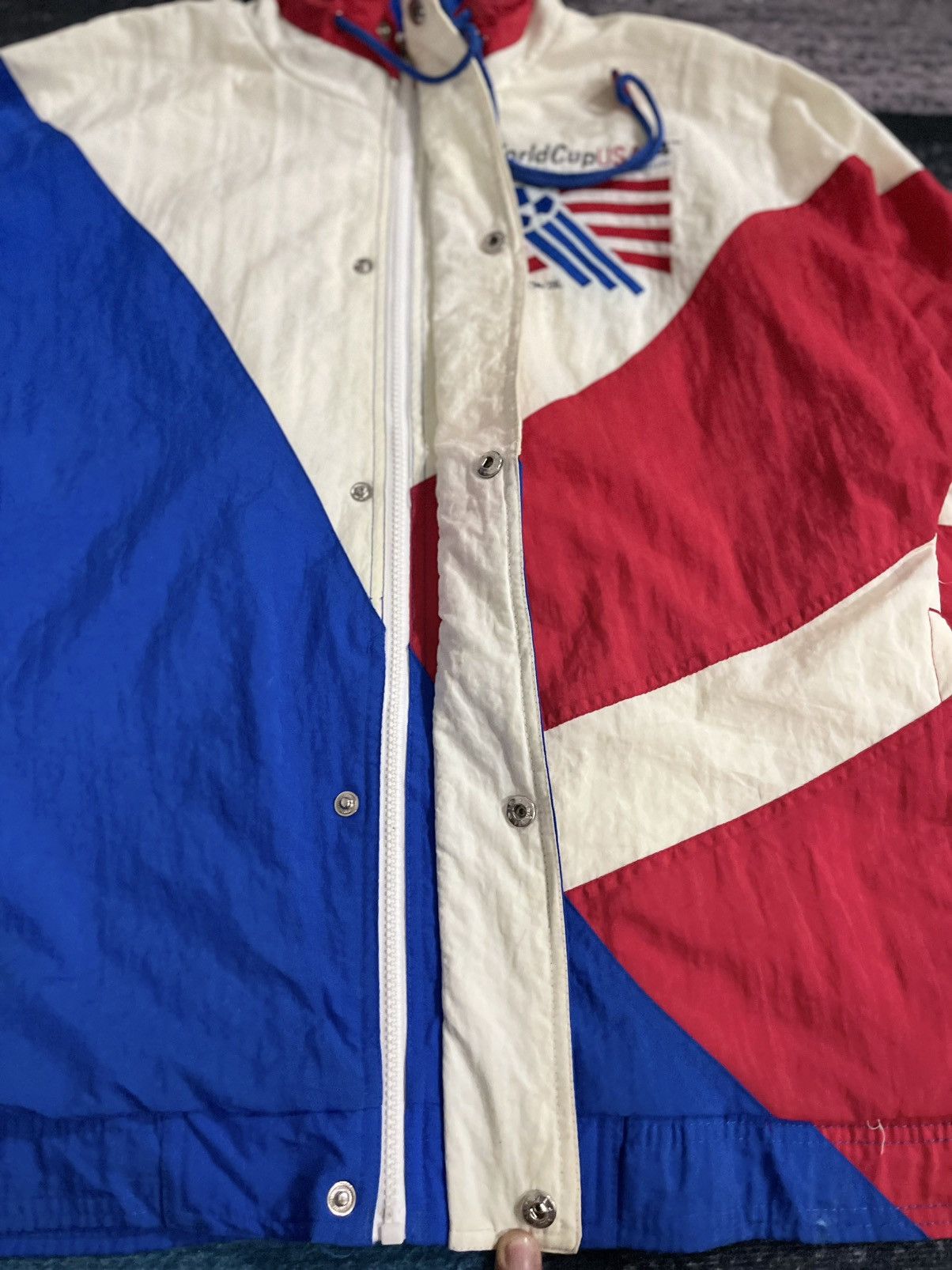 Vintage Vintage Apex One World Cup USA 1994 Football Jacket Size US L / EU 52-54 / 3 - 12 Thumbnail