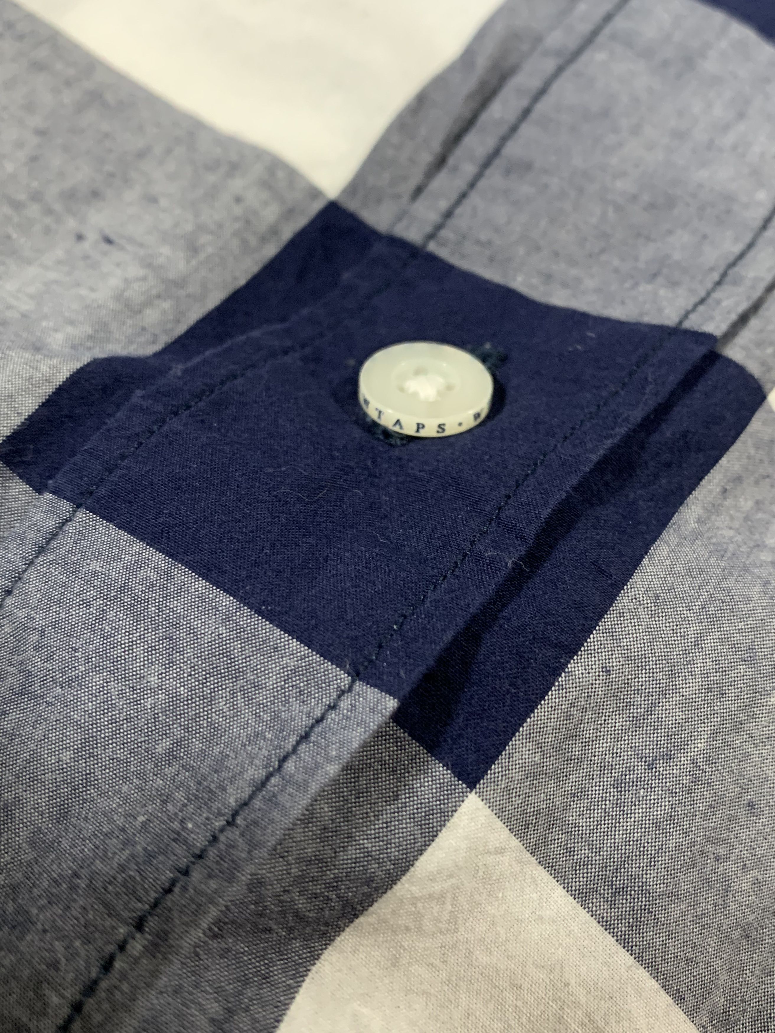 Wtaps FW15 Blue Gingham Shirt Size US M / EU 48-50 / 2 - 4 Thumbnail