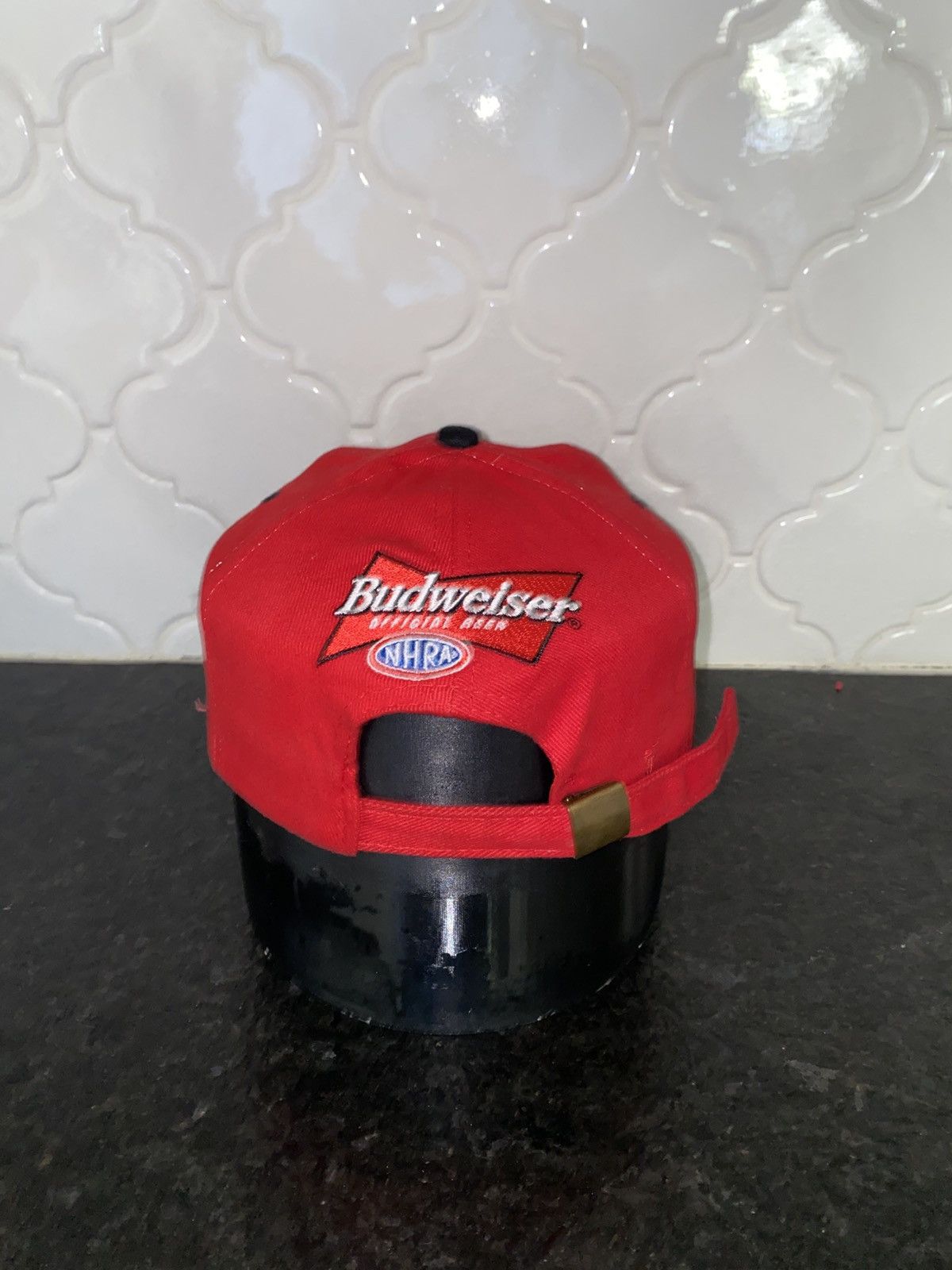 NASCAR Vintage 00s NASCAR Budweiser strapback Size ONE SIZE - 2 Thumbnail