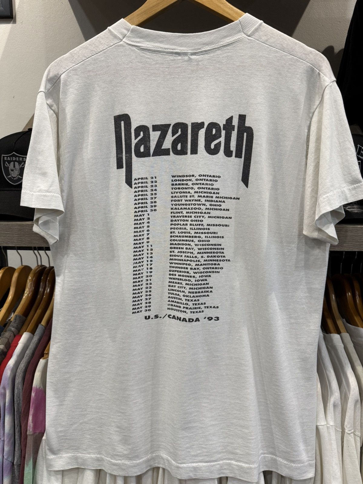 Other Vintage 90s Nazareth T-Shirt Size US L / EU 52-54 / 3 - 2 Thumbnail
