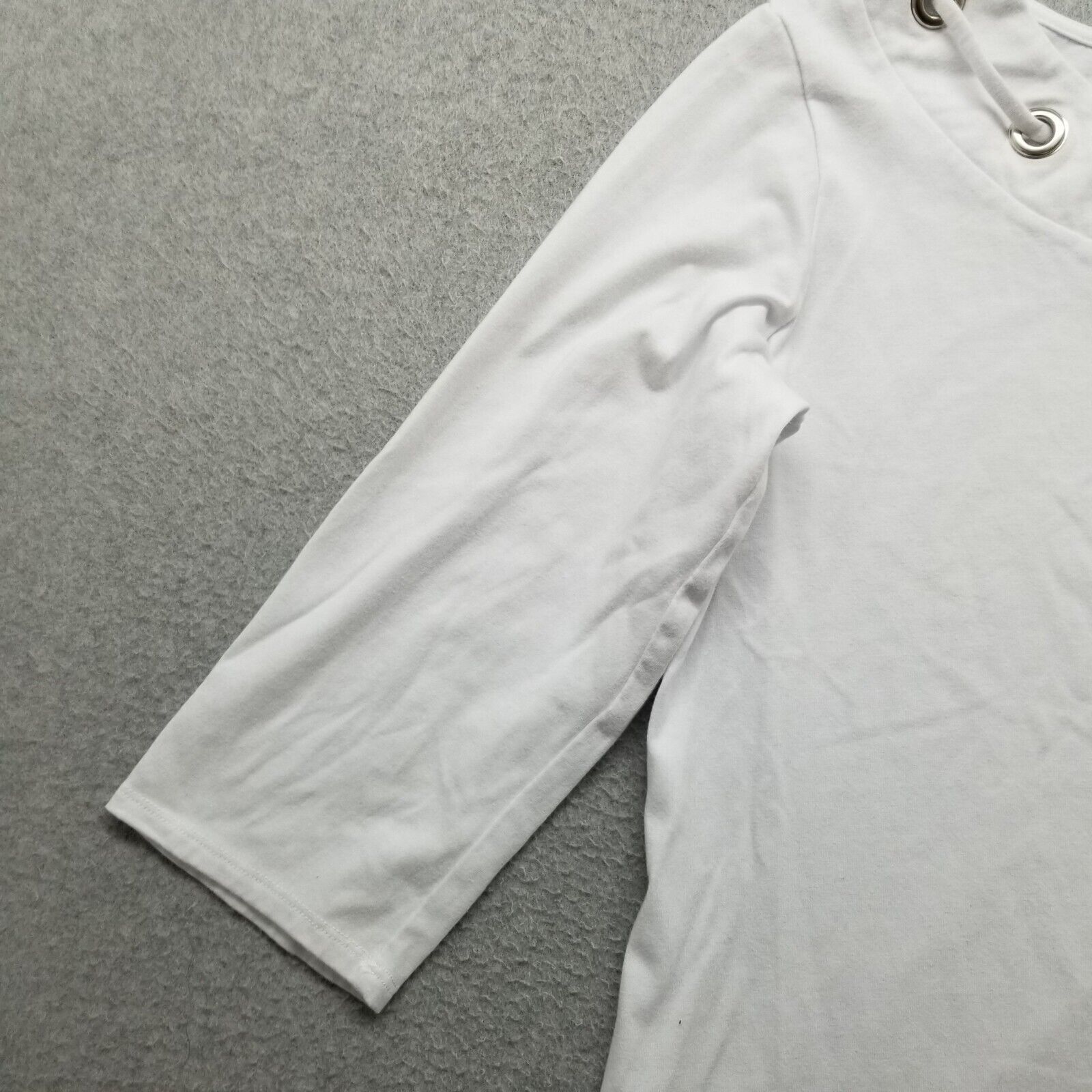 Other Anthony Richards Shirt Womens Large White Long Sleeve Size L / US 10 / IT 46 - 3 Thumbnail