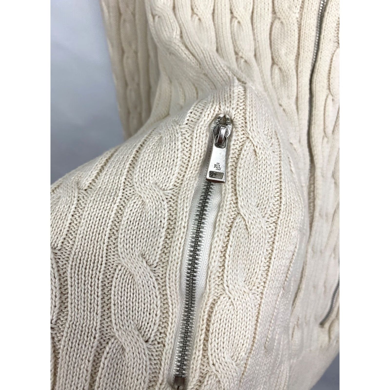 Ralph Lauren Ralph Lauren RLL Black Label zip sweater Women Beige M Size M / US 6-8 / IT 42-44 - 6 Thumbnail