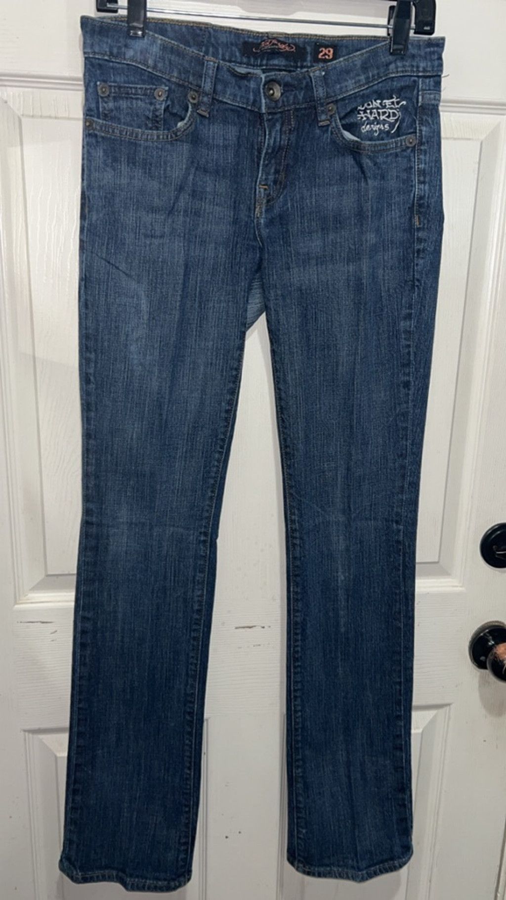 Ed Hardy Womens Ed hardy super low rise s29 Size 29" - 4 Thumbnail