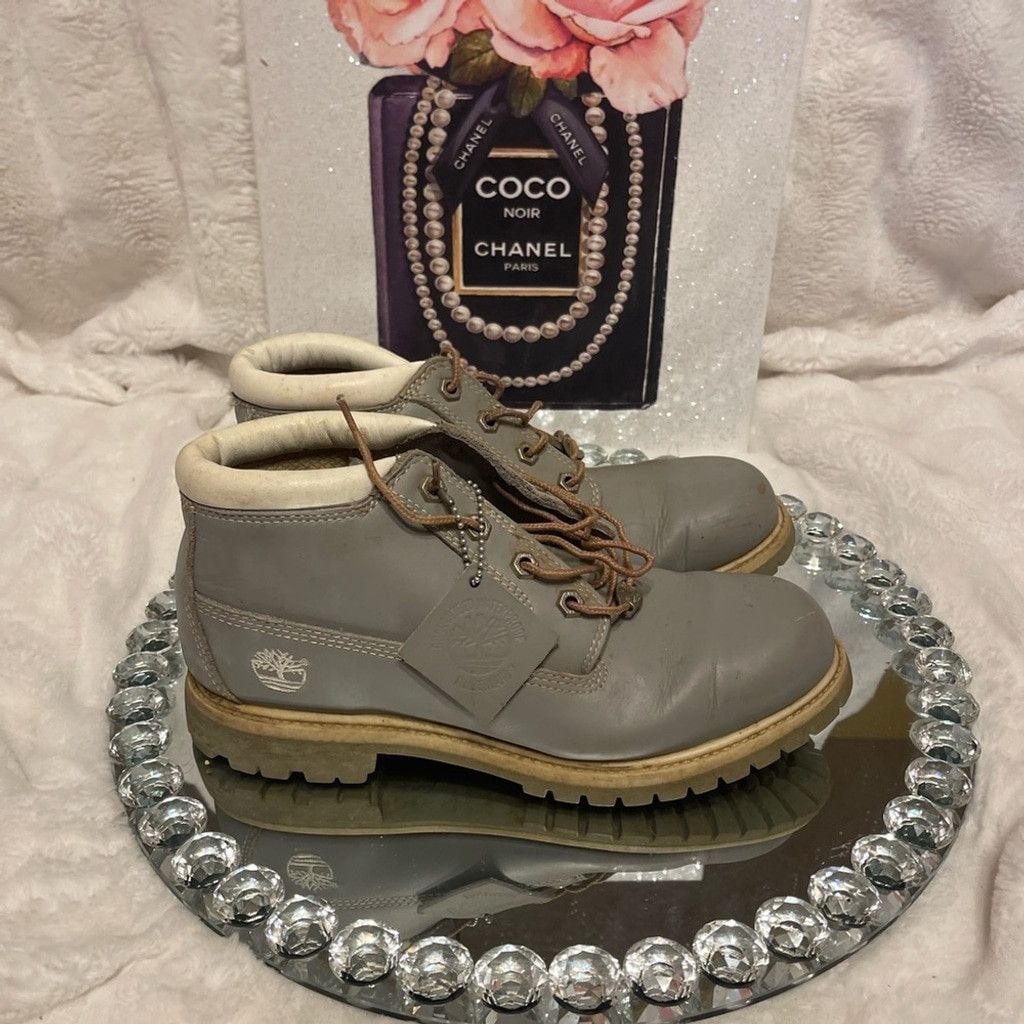 Timberland Timberland Light Gray Ankle Boots Size US 9.5 / EU 42-43 - 2 Thumbnail
