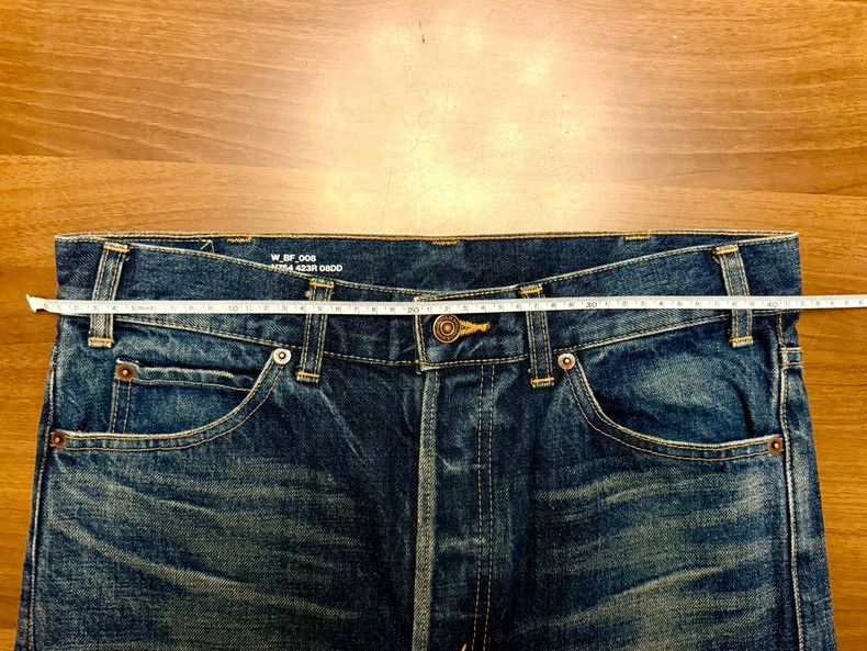 Celine celine 22ss Dark Blue One Knee Knife Wash Straight Leg Jean Size US 28 / EU 44 - 6 Thumbnail
