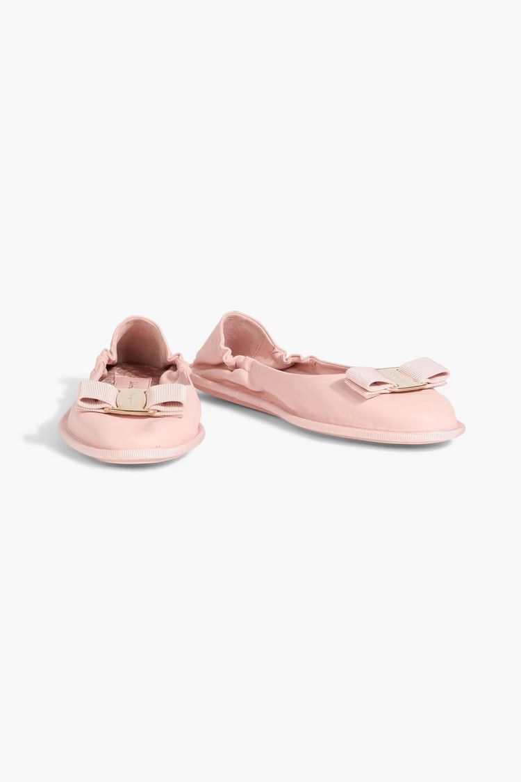 Salvatore Ferragamo o1y0426 Ballet Flats in Pink Size US 5.5 / IT 35.5 - 4 Thumbnail